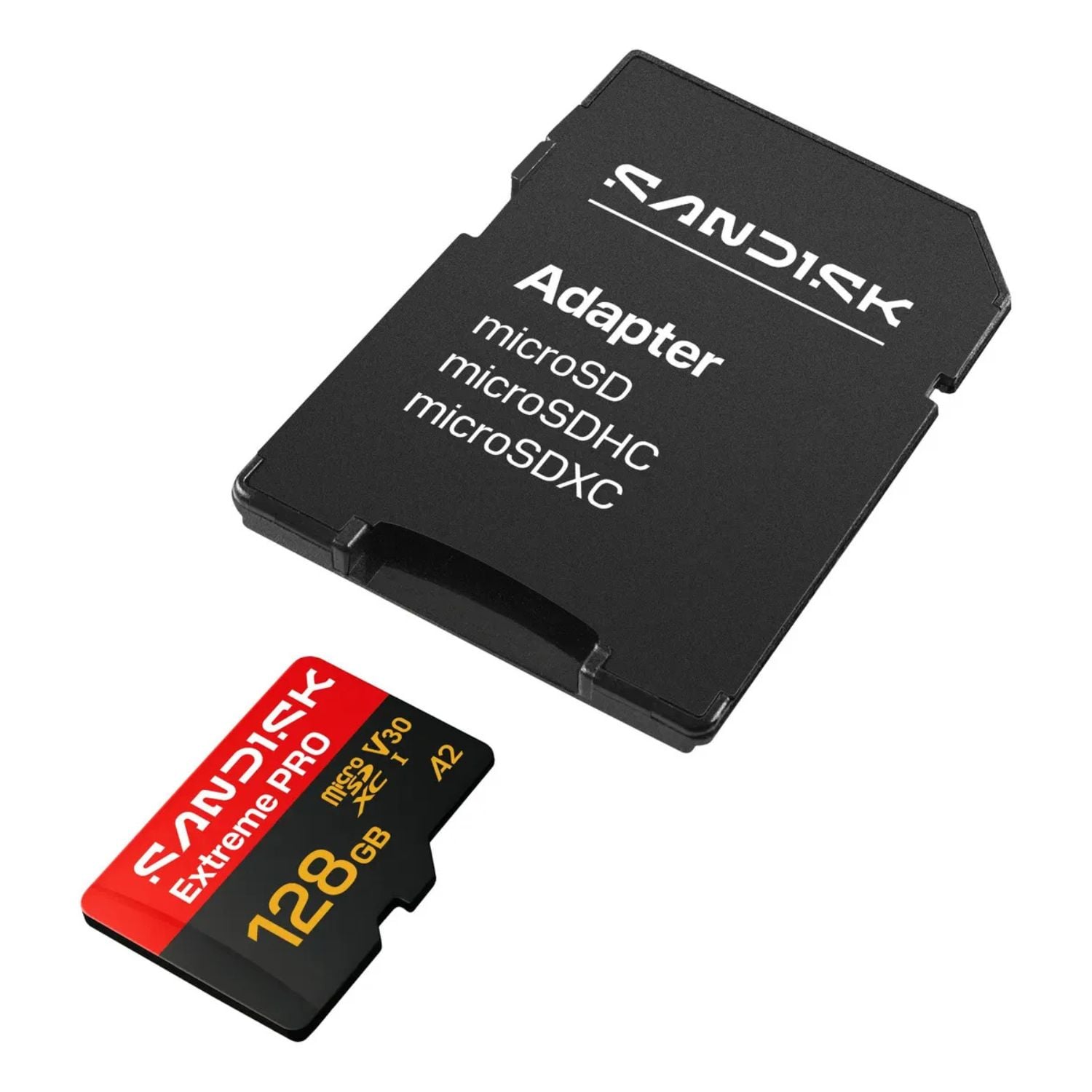 Memoria MicroSD SanDisk Extreme PRO 128GB V30 U3 UHS-I A2 R:250MB/s 4K con adaptador SD - 3