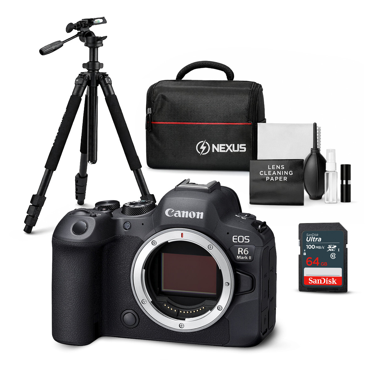 CÁMARA CANON EOS R6 MARK II CUERPO SOLO + KIT ULTIMATE - 1