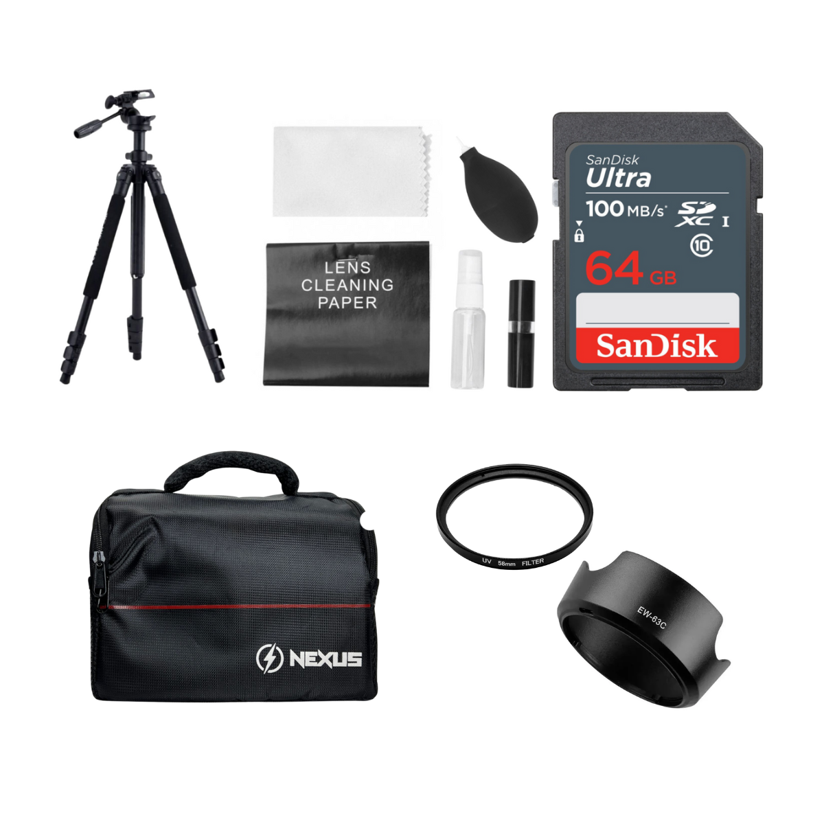 CÁMARA MIRRORLESS EOS R50V + LENTE RF-S 14-30MM F45-63 IS STM + KIT ULTIMATE - 6