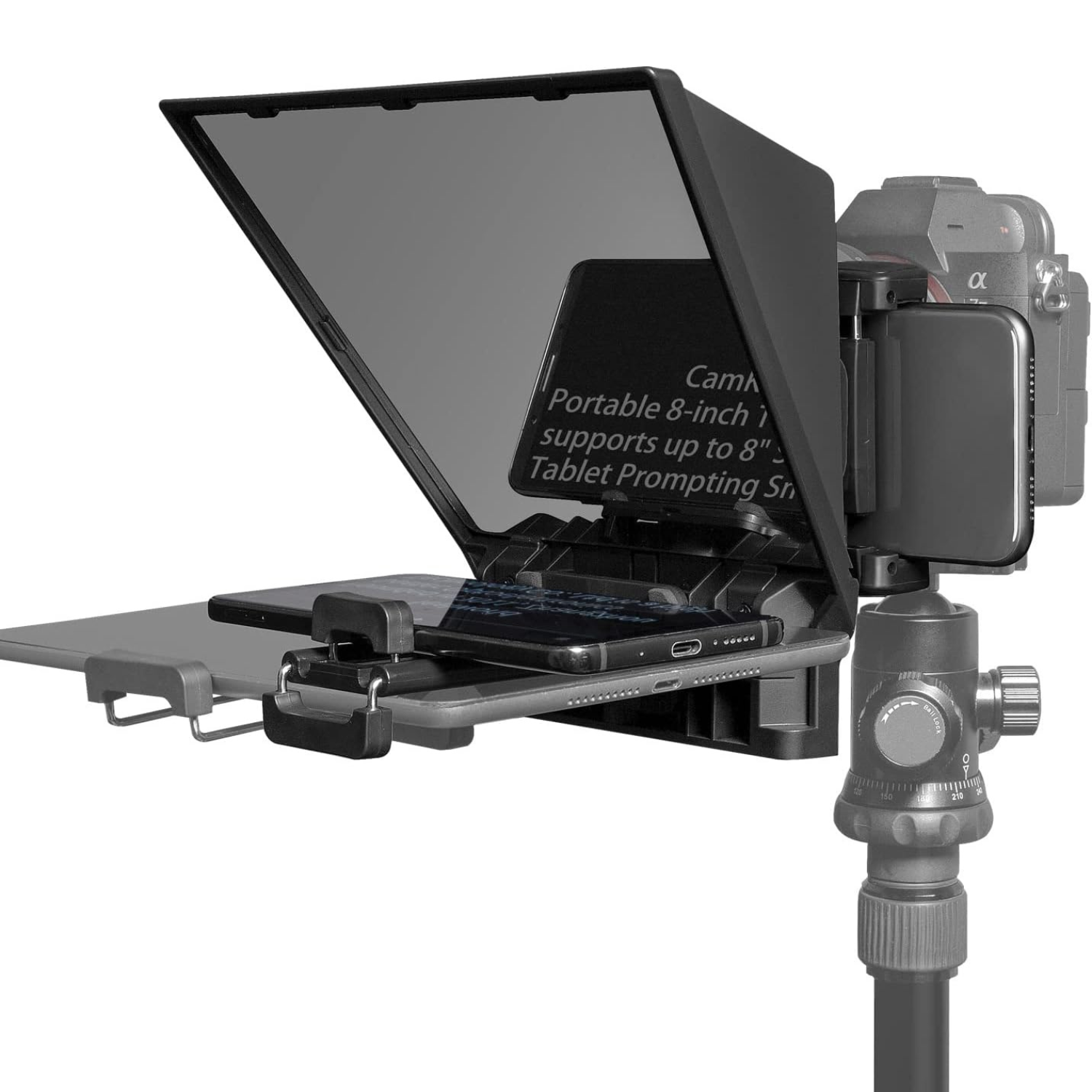 TELEPROMPTER PORTÁTIL TP2A PARA CÁMARAS DSLR Y CELULARES - 2