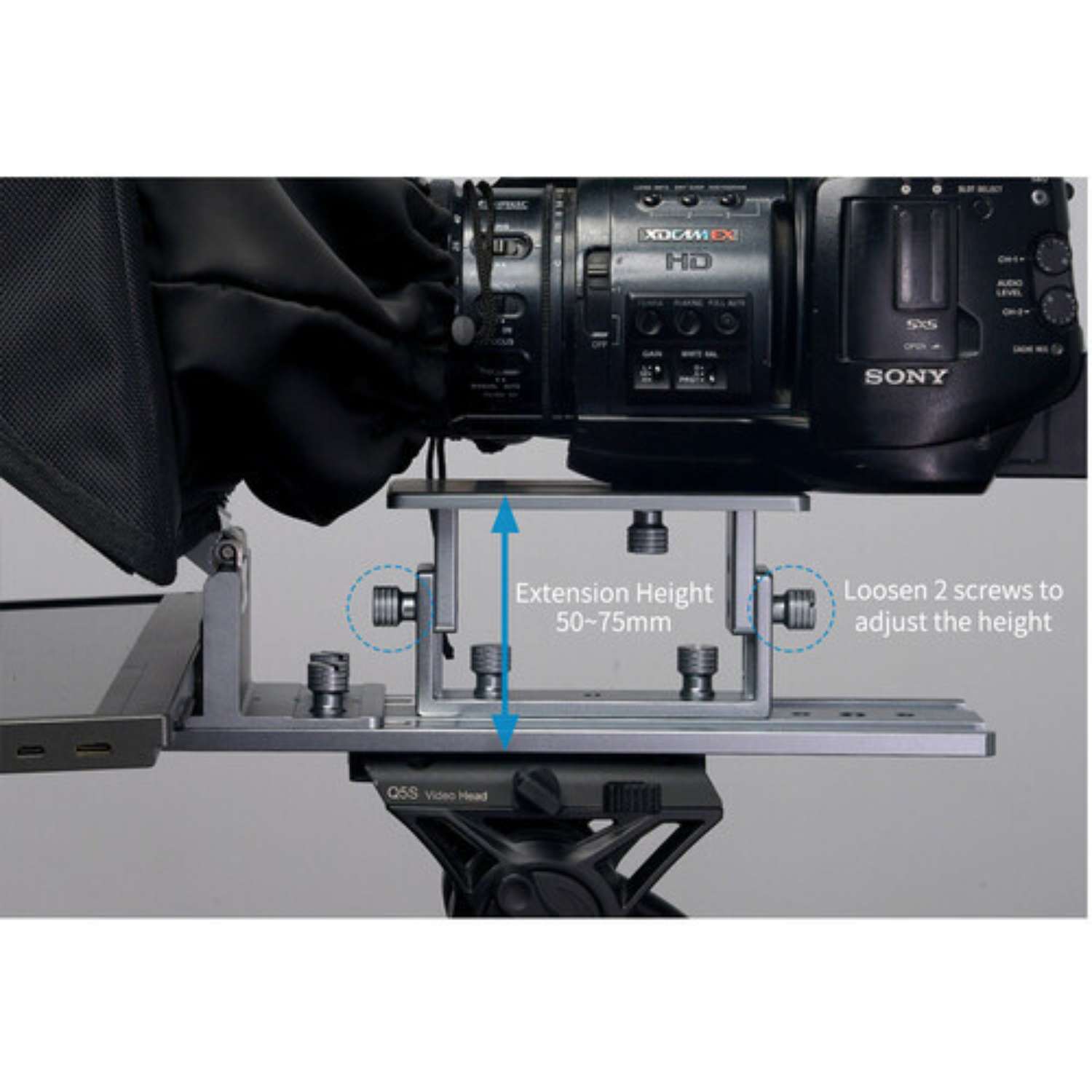 TELEPROMPTER PORTÁTIL TP2A PARA CÁMARAS DSLR Y CELULARES - 5