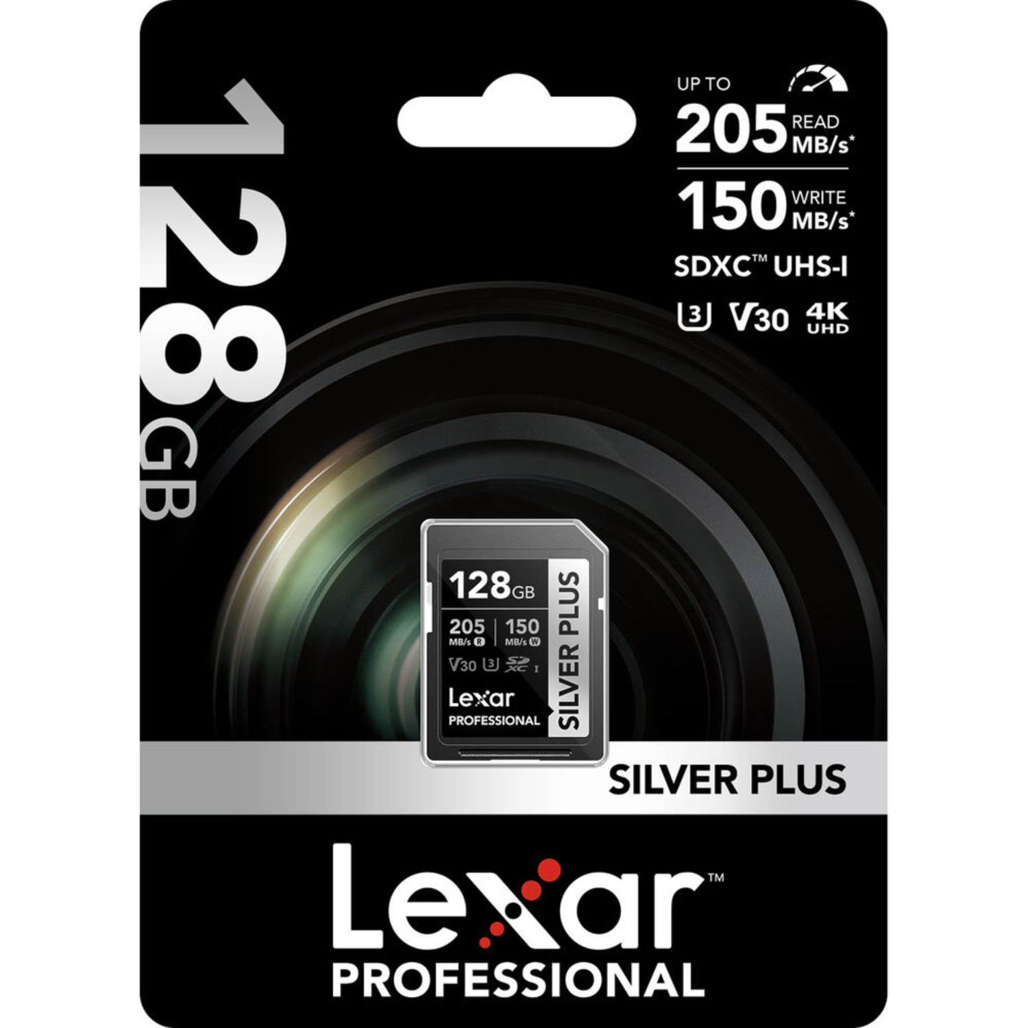 Memoria SDXC U3 V30 Lexar Professional 128GB - W:180MB/s -R:255MB/s SILVER PLUS - 5