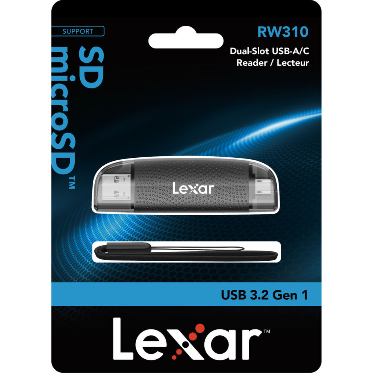 LECTOR DE TARJETAS LEXAR DUAL-SLOT USB-A/C PARA SD Y MICROSD - 5