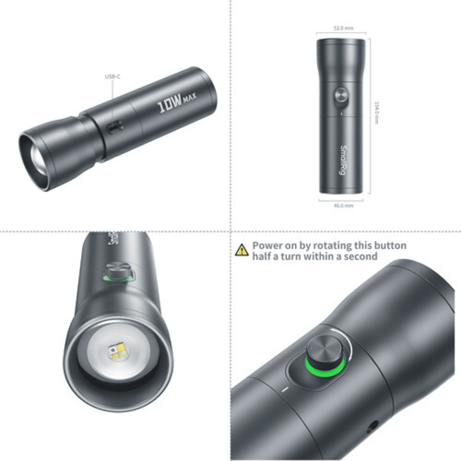 LUZ LED SMALLRIG RF10C TIPO LINTERNA - 4