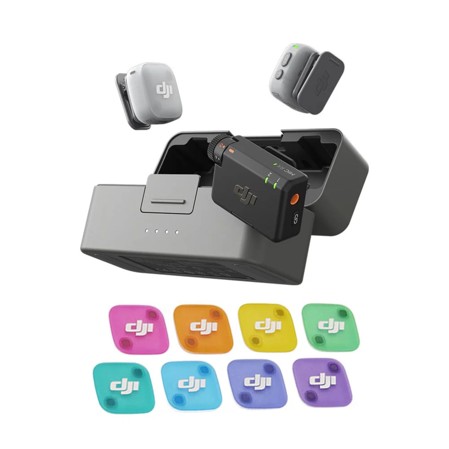 MICRÓFONO INALÁMBRICO DJI MIC MINI 2 (2 TX + 1 RX + ESTUCHE DE CARGA) - 1