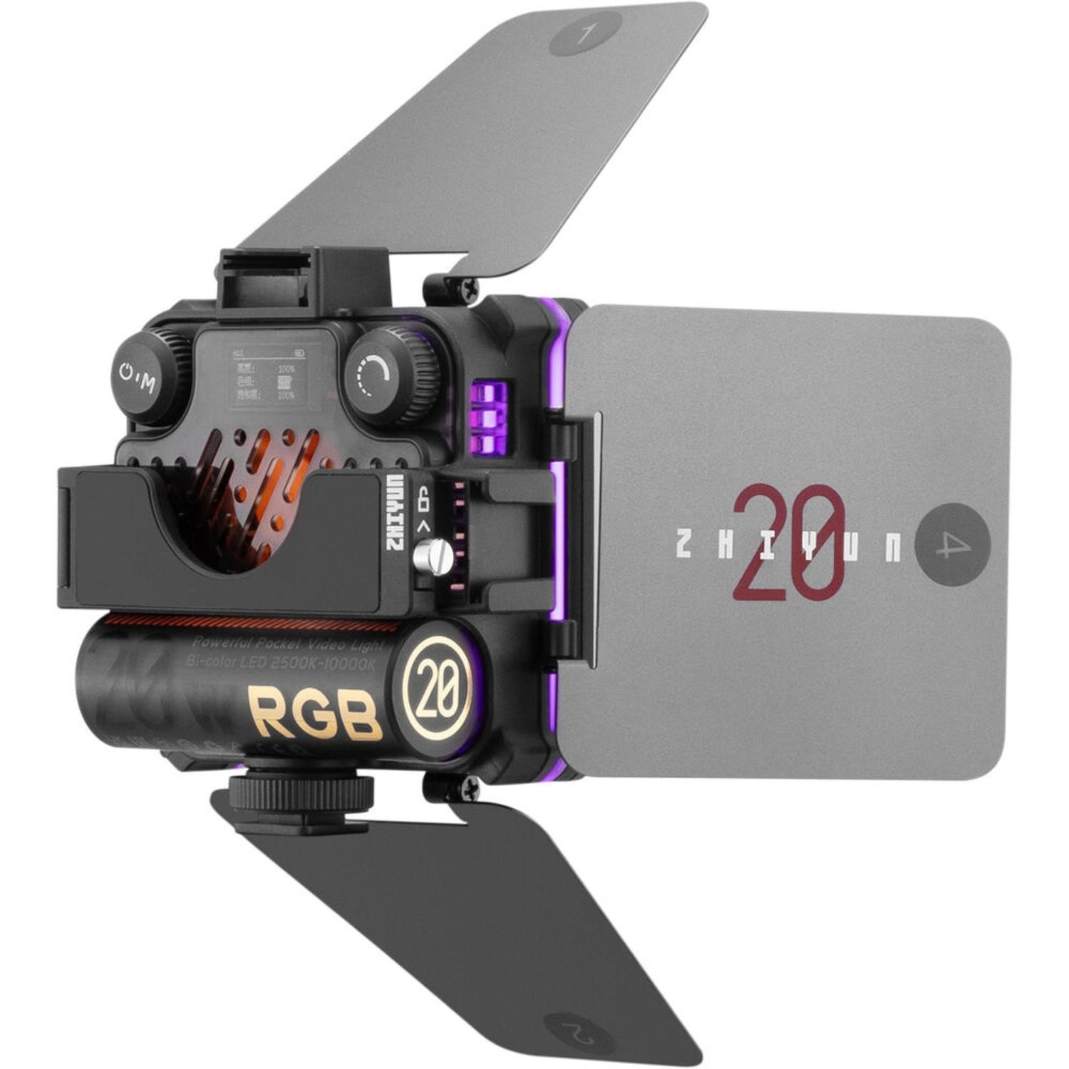 LUZ LED RGB ZHIYUN FIVERAY M20C COMPACTA DE 20W COMBO - 3