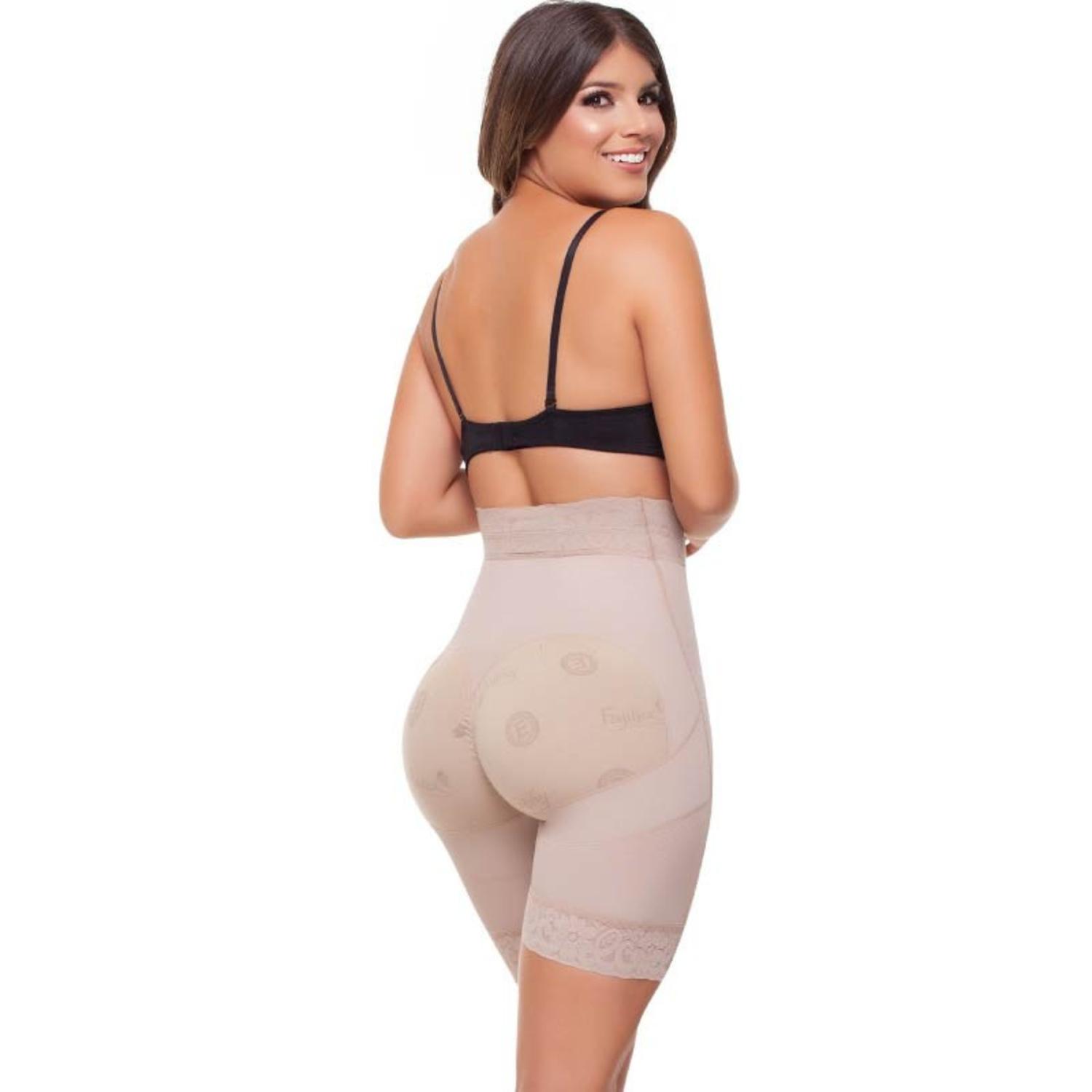 SHORT FAJA FAJITEX LEVANTA COLA MEDIA PIERNA PRETINA ALTA - 3