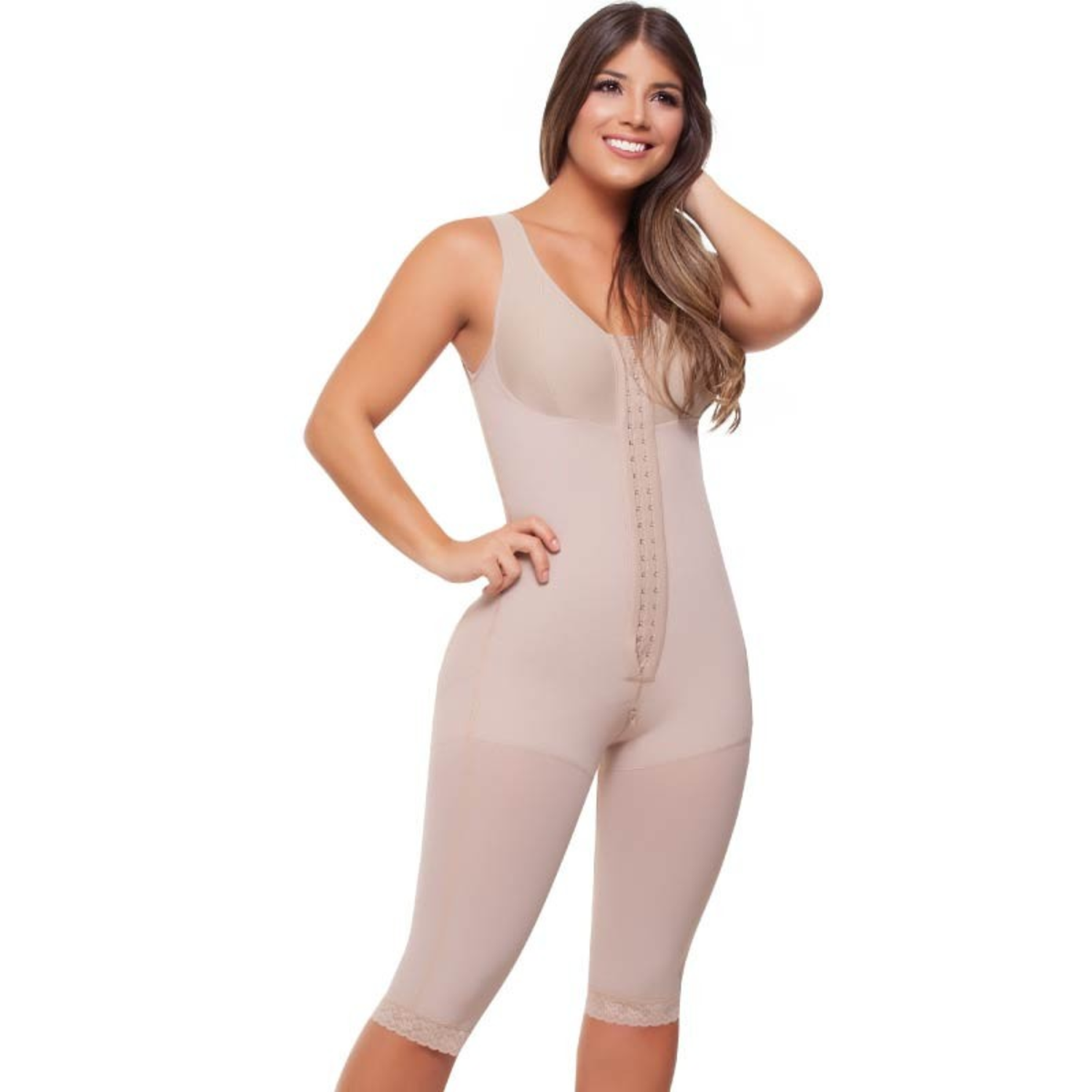 FAJA FAJITEX BRASIER MANGA SISA - BEIGE - 1
