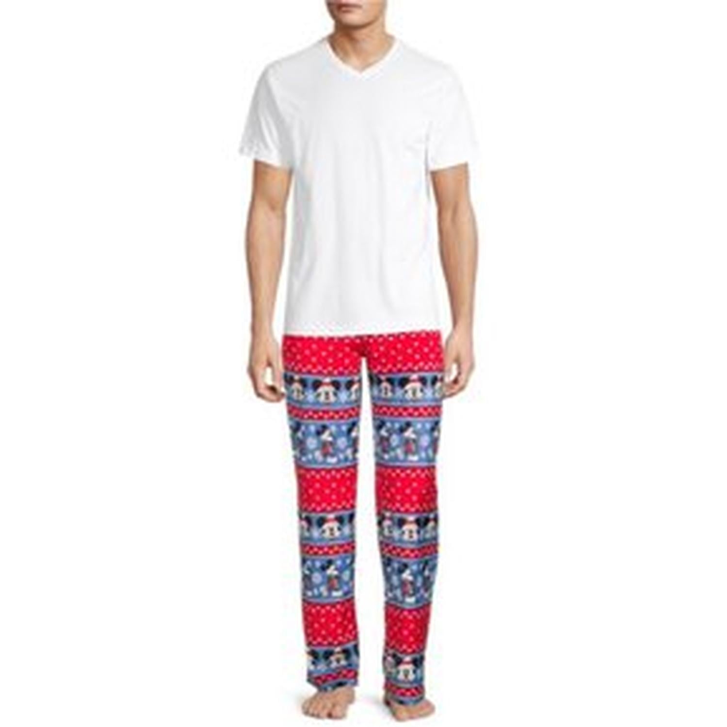 PANTALON PIJAMA HOMBRE DE MICKEY MOUSE NAVIDEÑO - 2