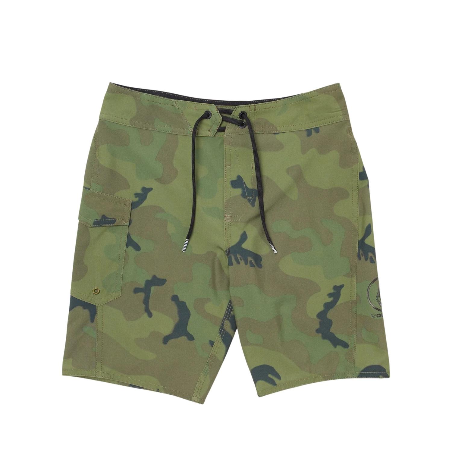 ROPA DE BAÑO HOMBRE VOLCOM VERDE CAMUFLADO - 4