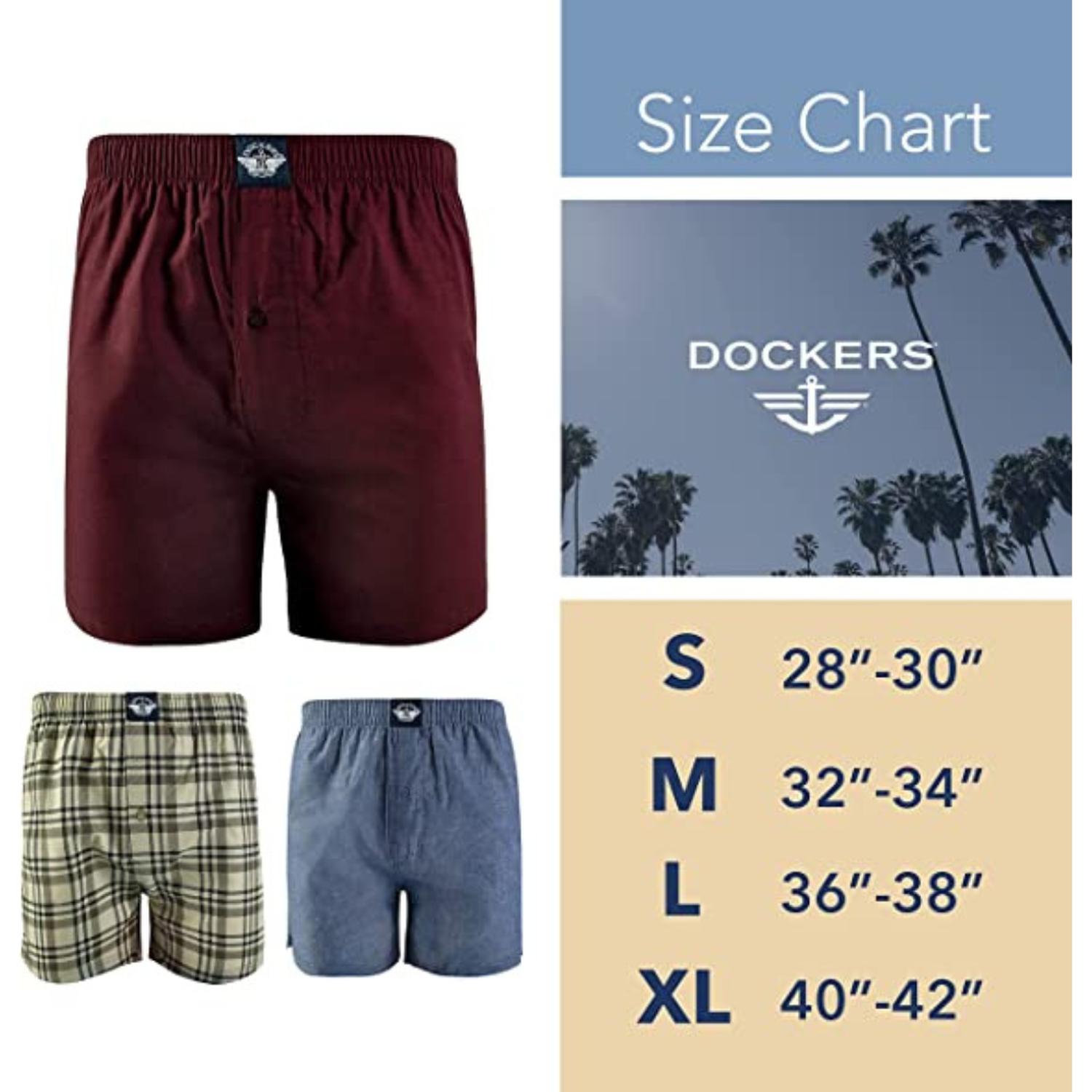 PACK X 3 BÓXER WOVEN 100 ALGODÓN DOCKERS - MULTICOLOR - 6
