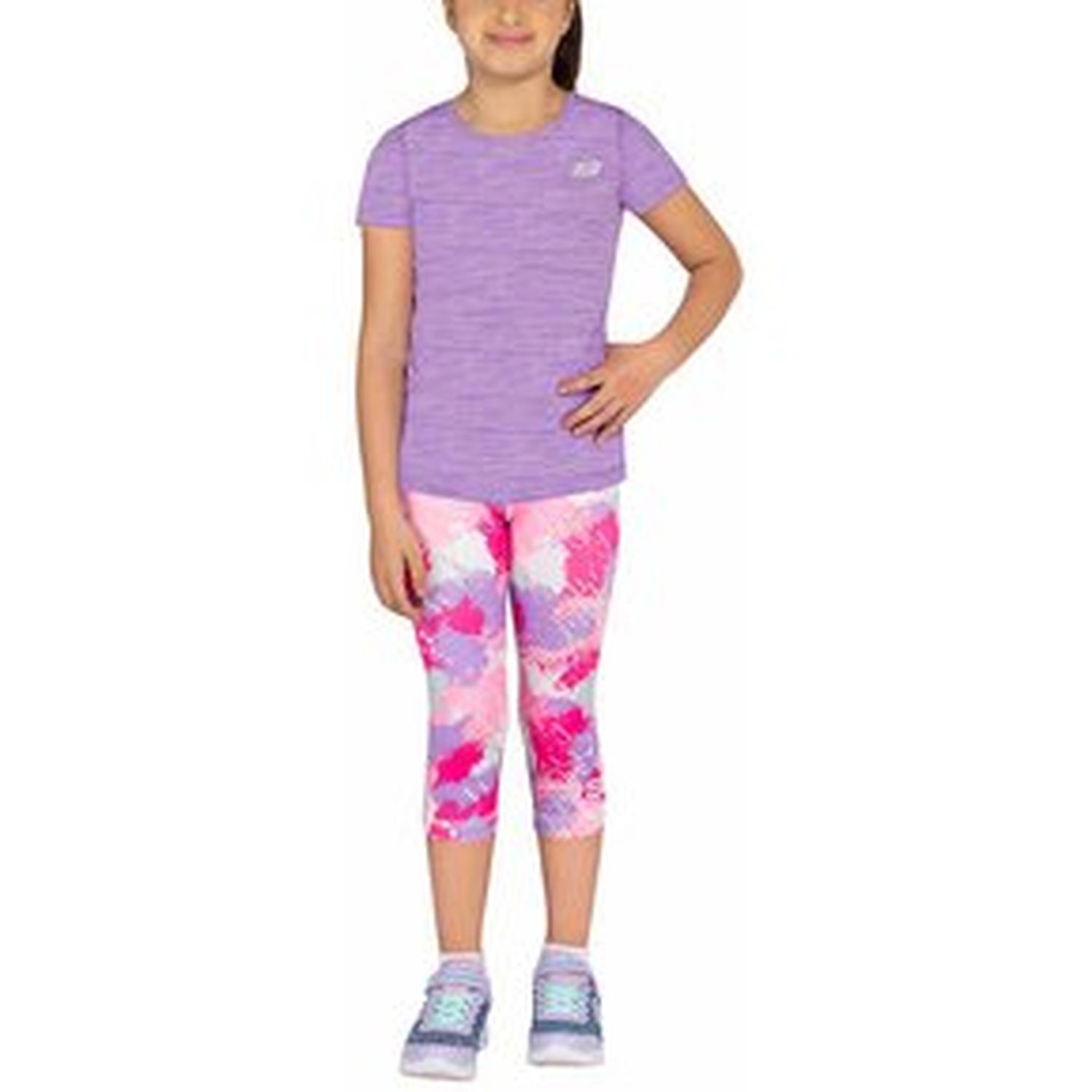 CONJUNTO SKECHERS 3 PIEZAS LEGGIN BVD Y POLO NIÑA - 4