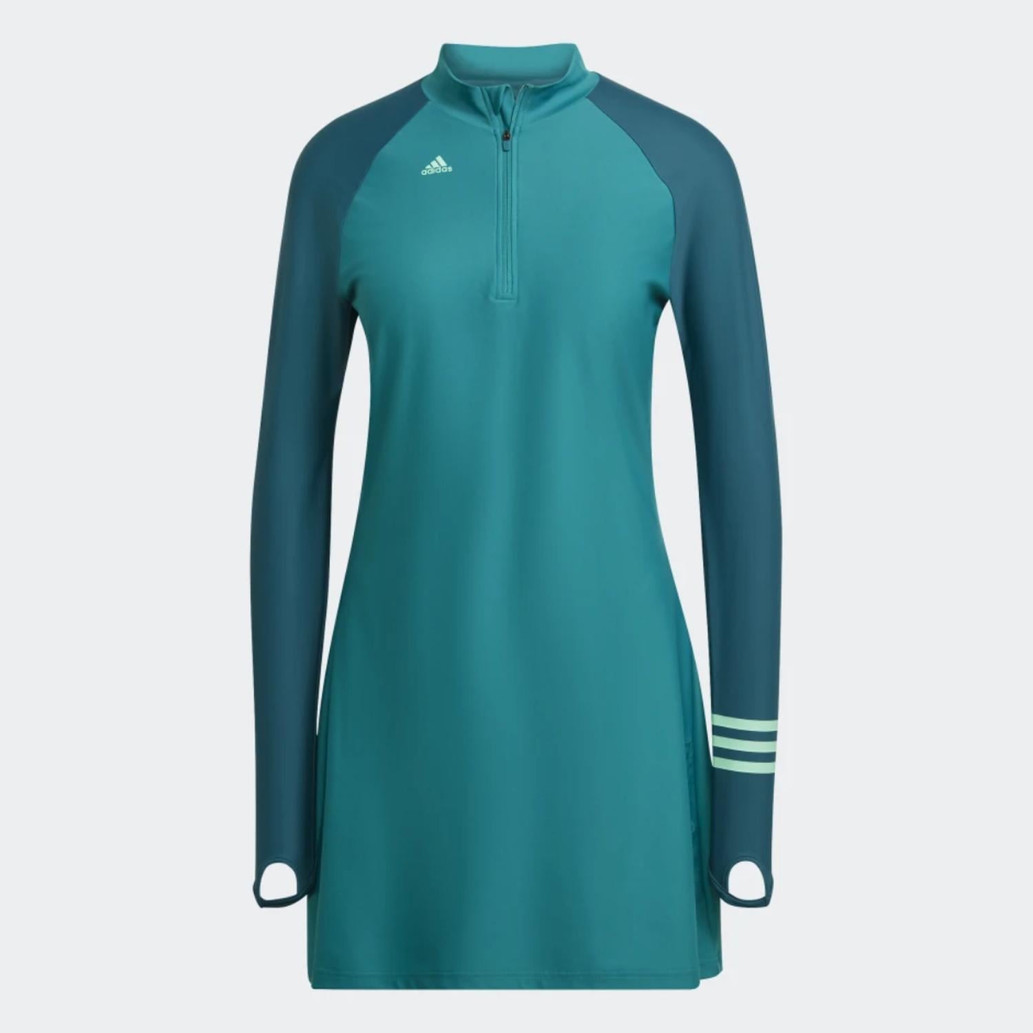 VESTIDO TRAJE DE BAÑO ADIDAS COLORBLOCK - VERDE - 1