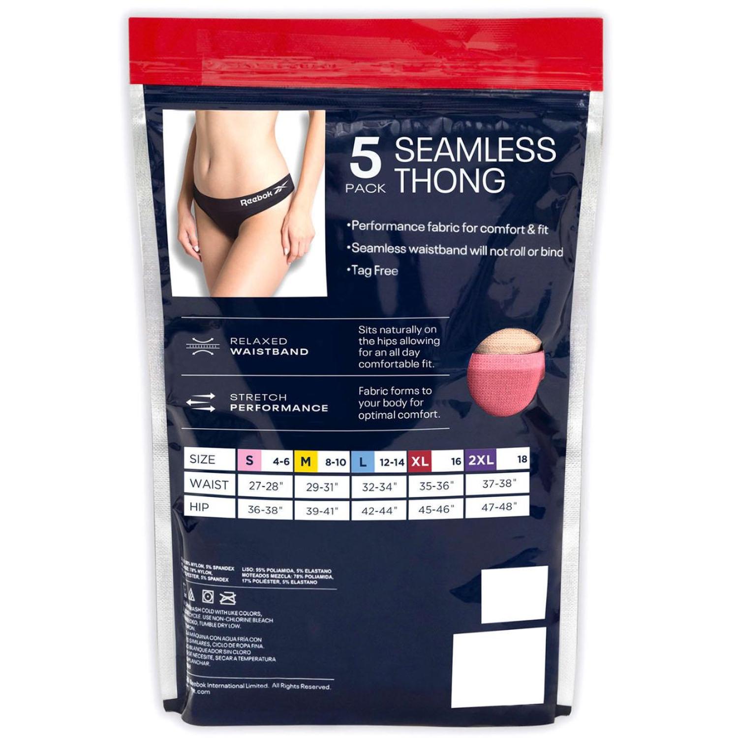 CALZON O TRUZA TANGA REEBOK SIN COSTURAS - PACKX5 - 3
