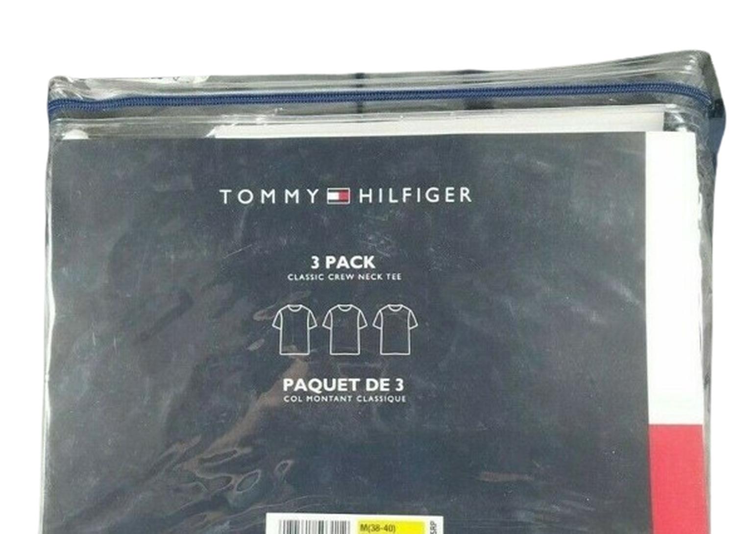 PACKX3 POLOS INTERIORES SLIM FIT TOMMY HILFIGER CUELLO REDONDO PARA HOMBRE - BLANCO - 4
