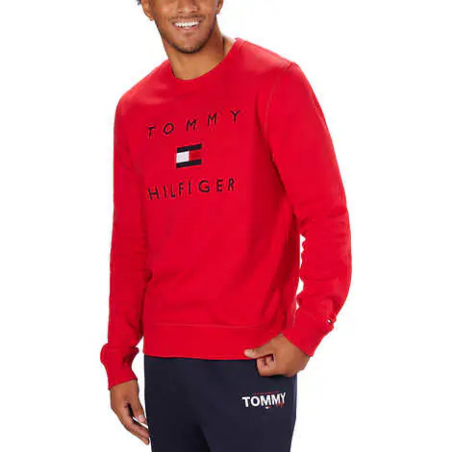 POLERA HOMBRE TOMMY HILFIGER LOGO - ROJO TAMAÑO M - 1