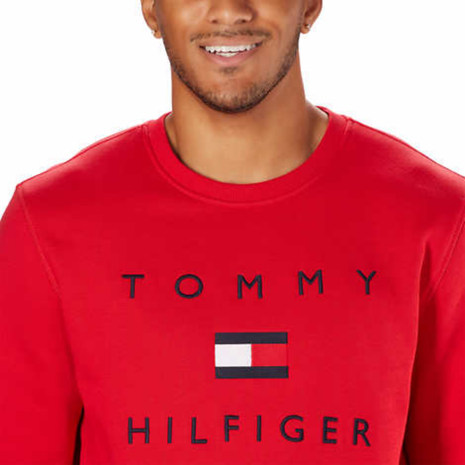 POLERA HOMBRE TOMMY HILFIGER LOGO - ROJO TAMAÑO M - 3
