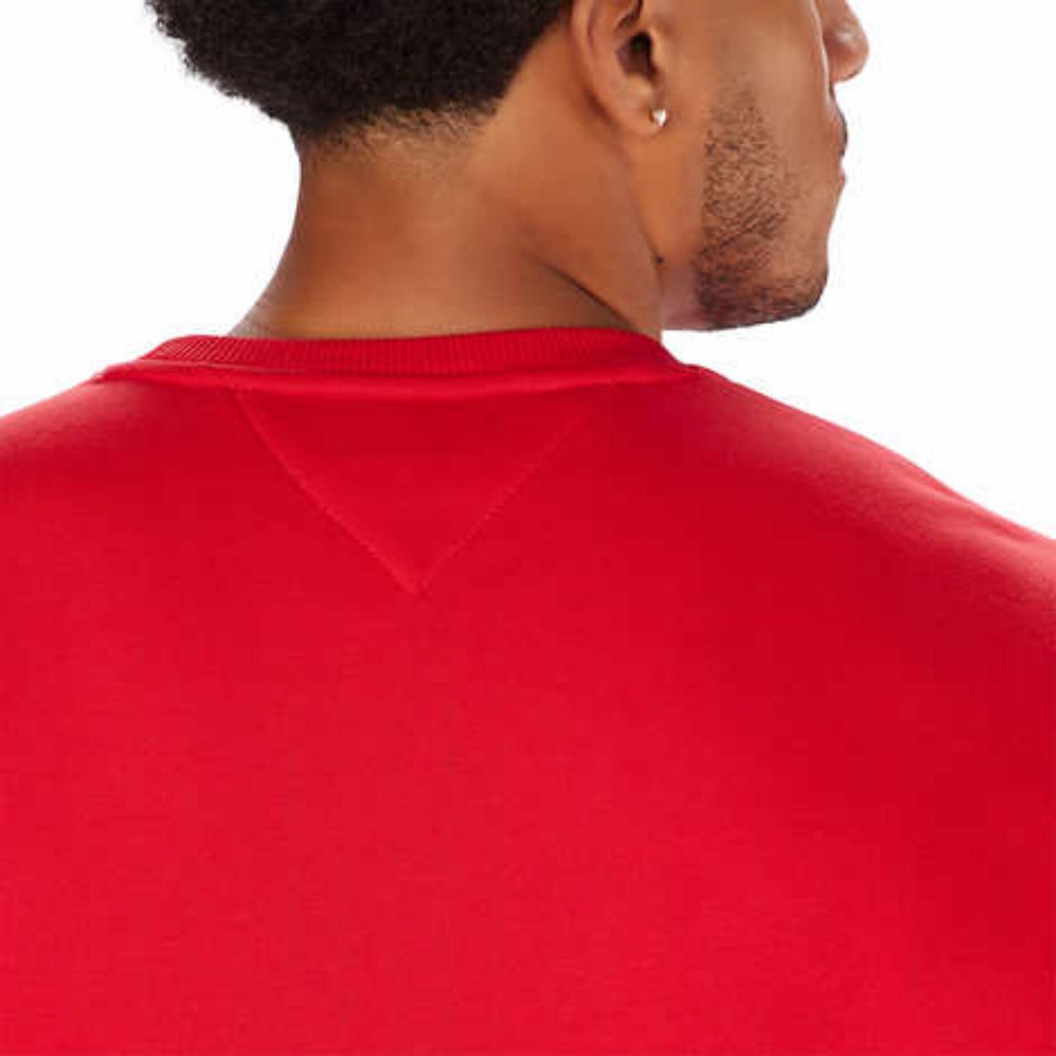 POLERA HOMBRE TOMMY HILFIGER LOGO - ROJO TAMAÑO M - 4
