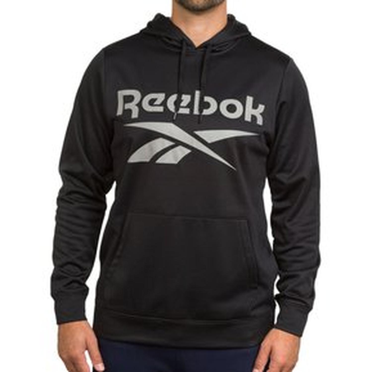 POLERA SWEATER SUDADERA HOMBRE REEBOK - NEGRO - 1