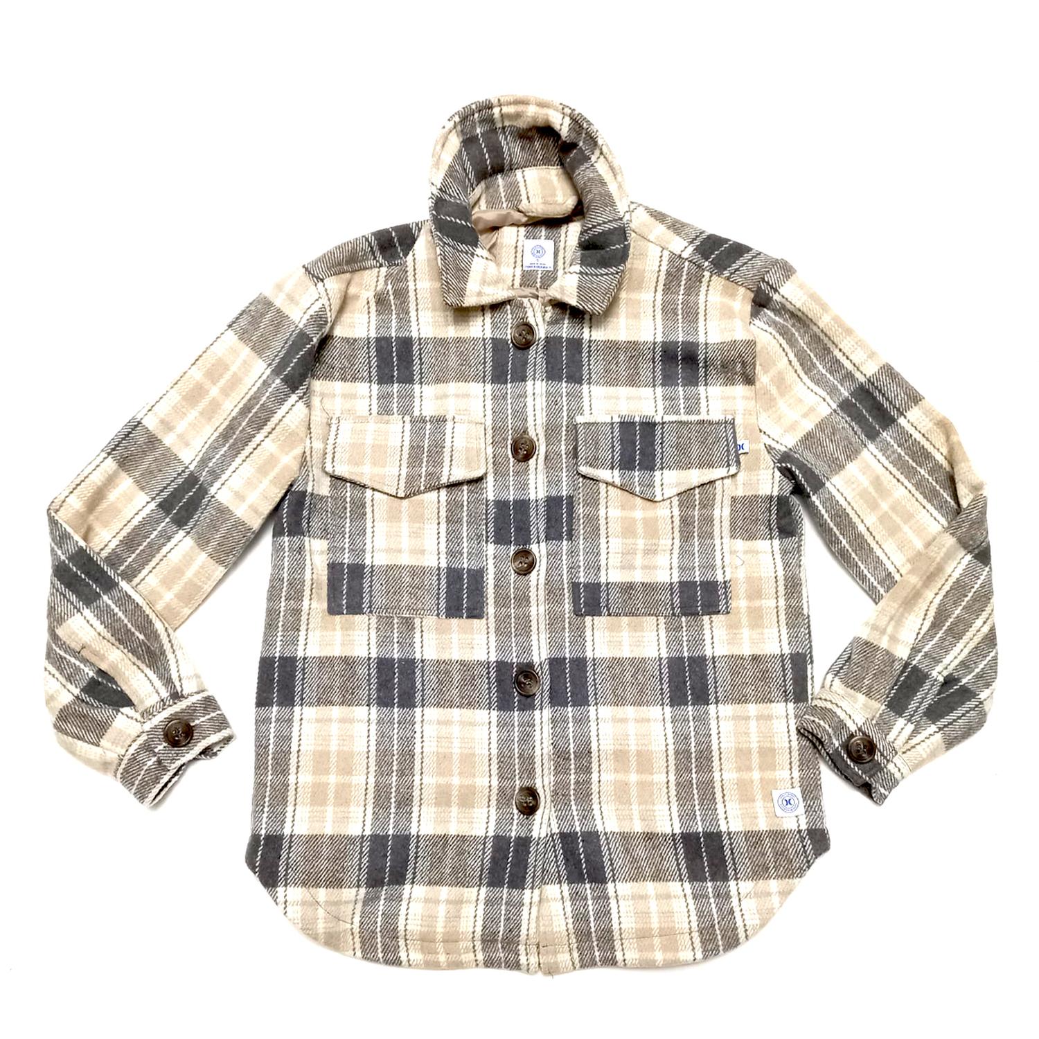 CASACA HURLEY BEIGE WHITE HOMBRE - 1
