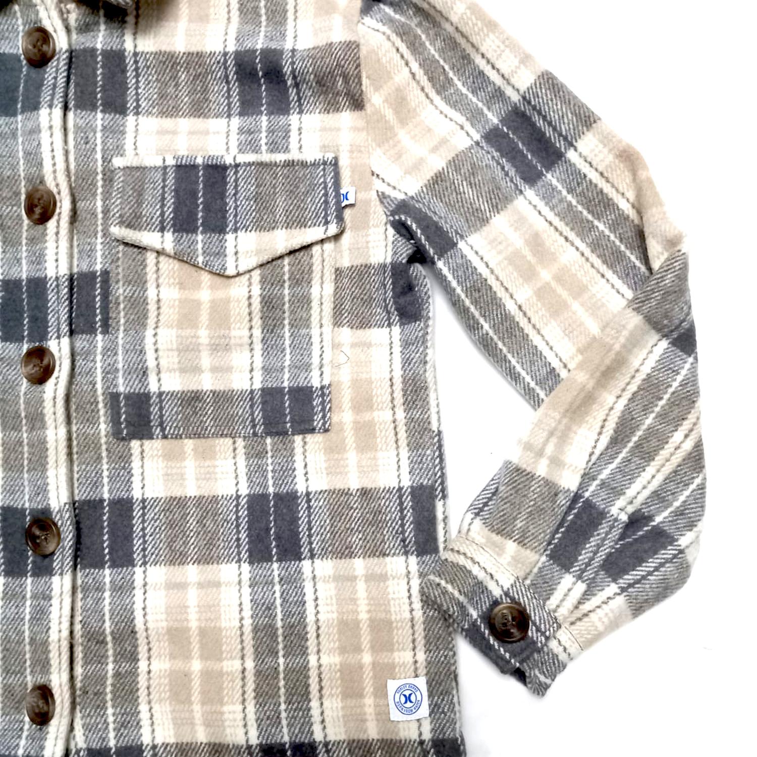 CASACA HURLEY BEIGE WHITE HOMBRE - 2