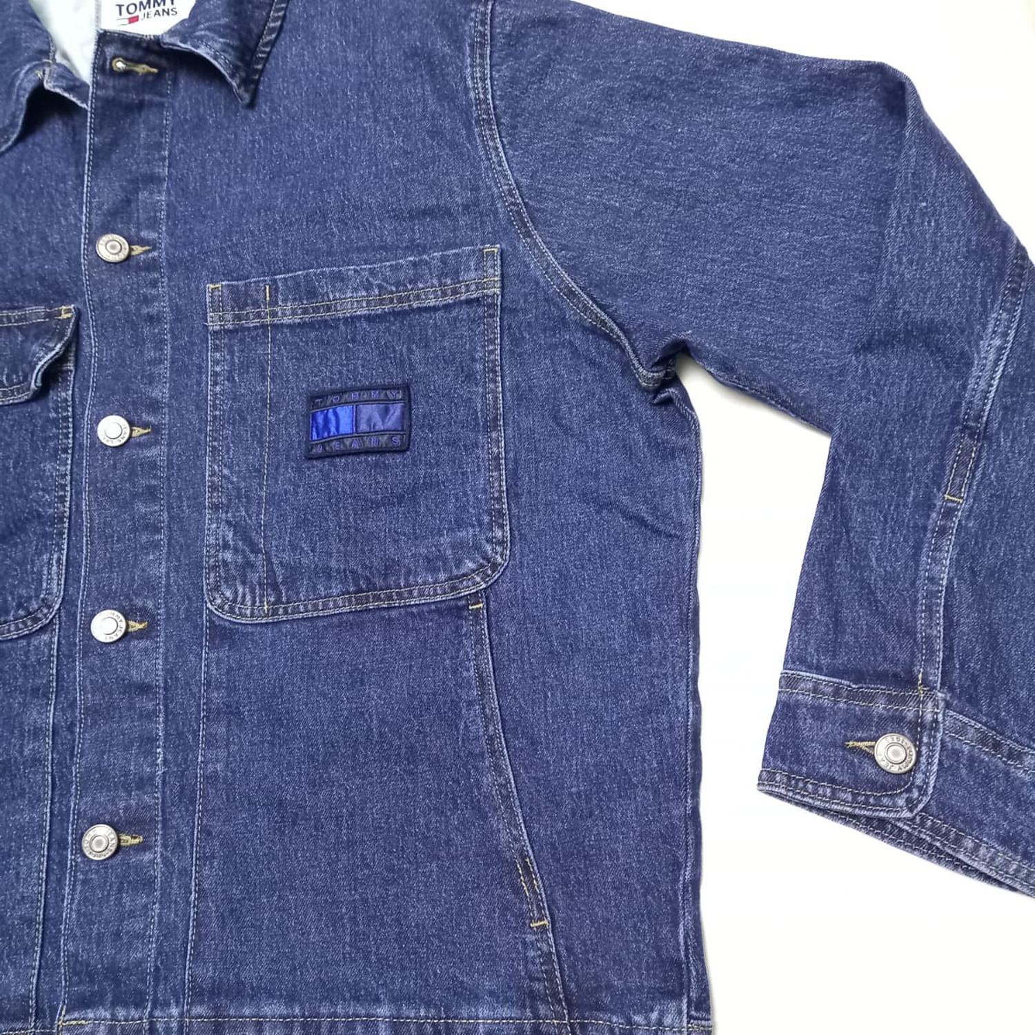 CASACA JEAN TRUCKER TOMMY HILFIGER HOMBRE - AZUL - 2