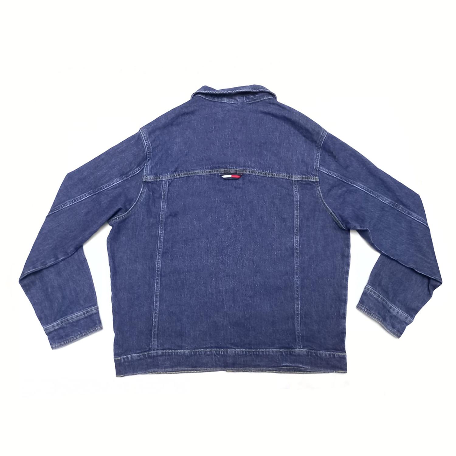 CASACA JEAN TRUCKER TOMMY HILFIGER HOMBRE - AZUL - 3