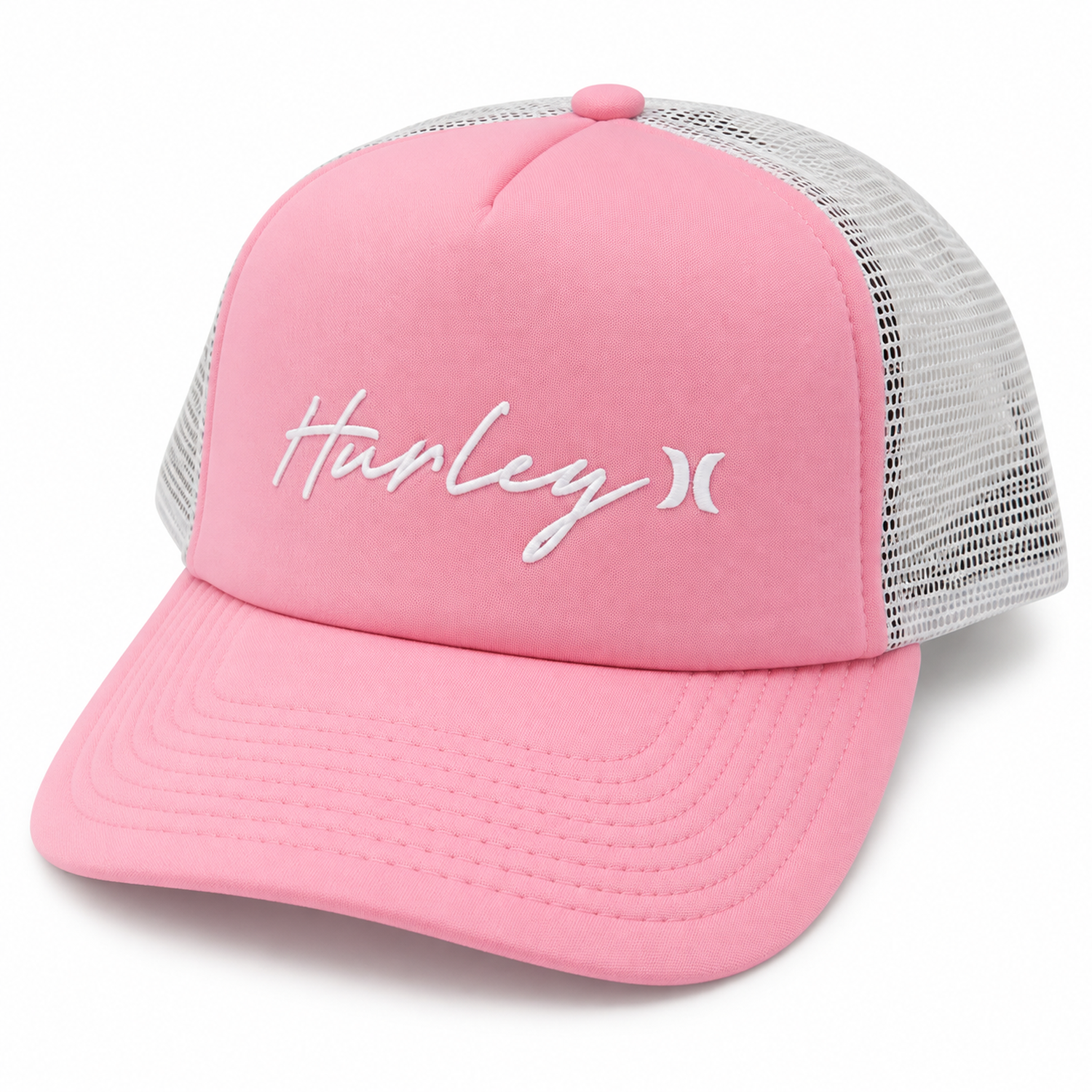 GORRA HURLEY ICON TRUCKER MINT GREEN ROSADO LOGO ROSA - 4