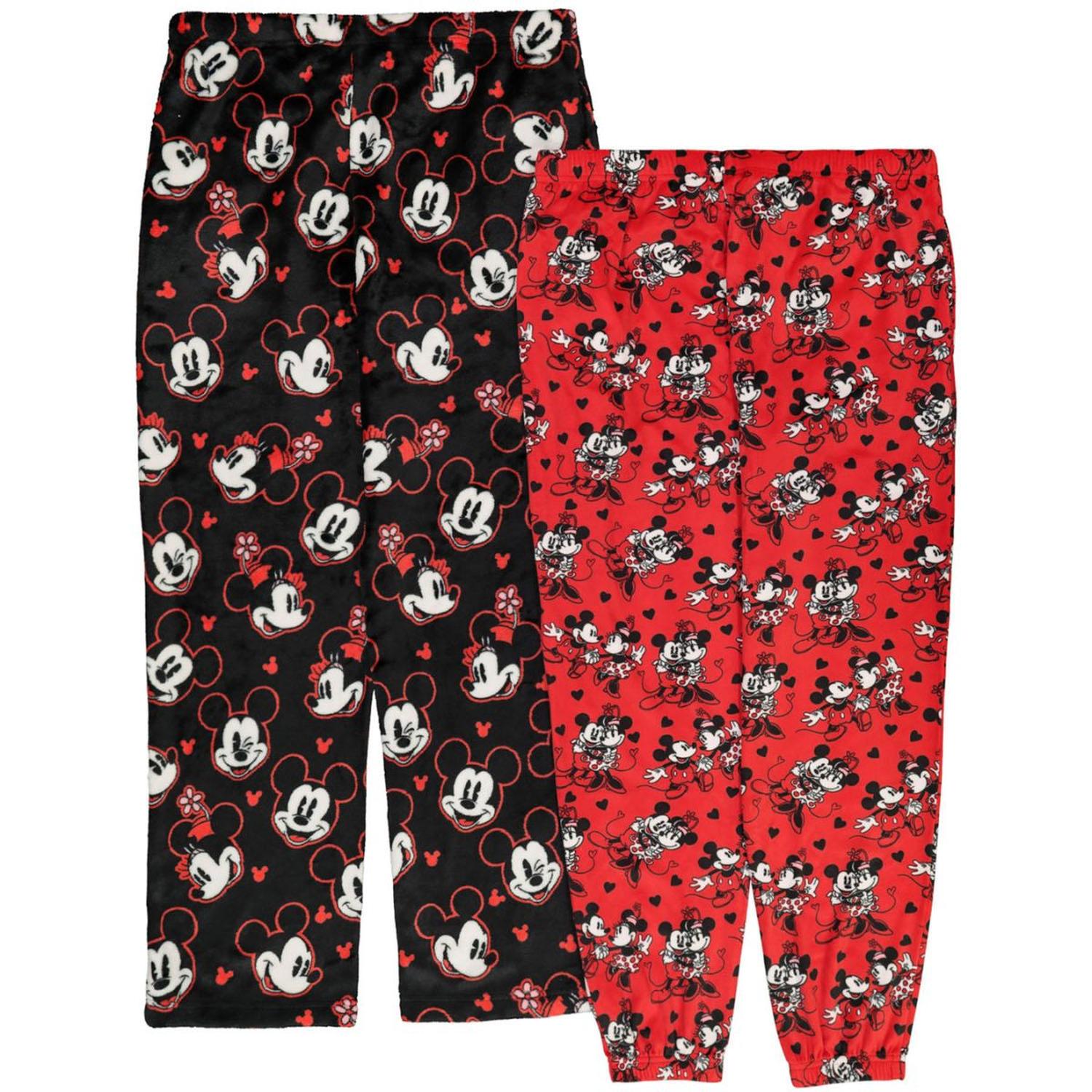 PACKX2 PANTALONES DE DORMIR SUAVES MUJER DISNEY MICKEY MOUSE - 2