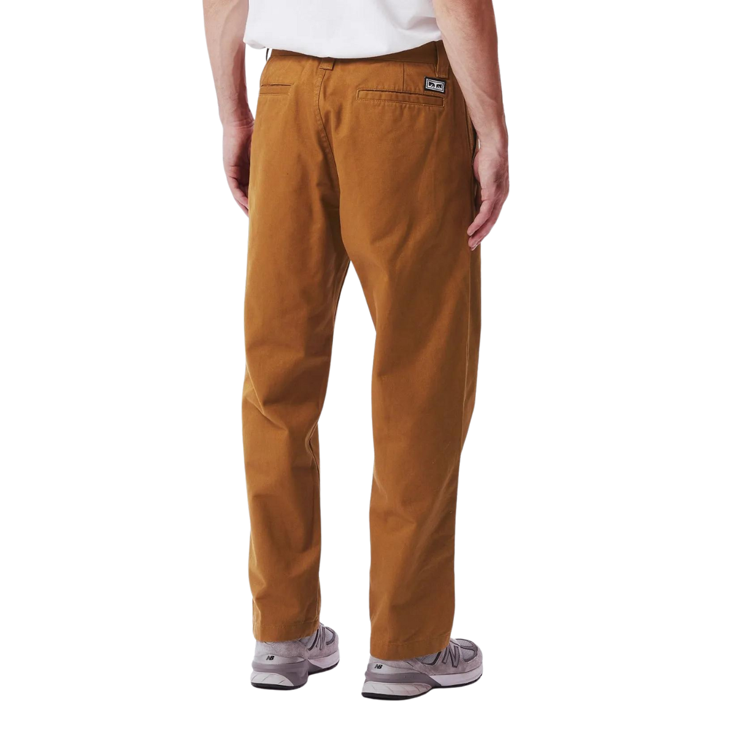 PANTALÓN URBANO ALGODÓN HOMBRE OBEY MARRÓN CATECHU WOOD CHINO - 2