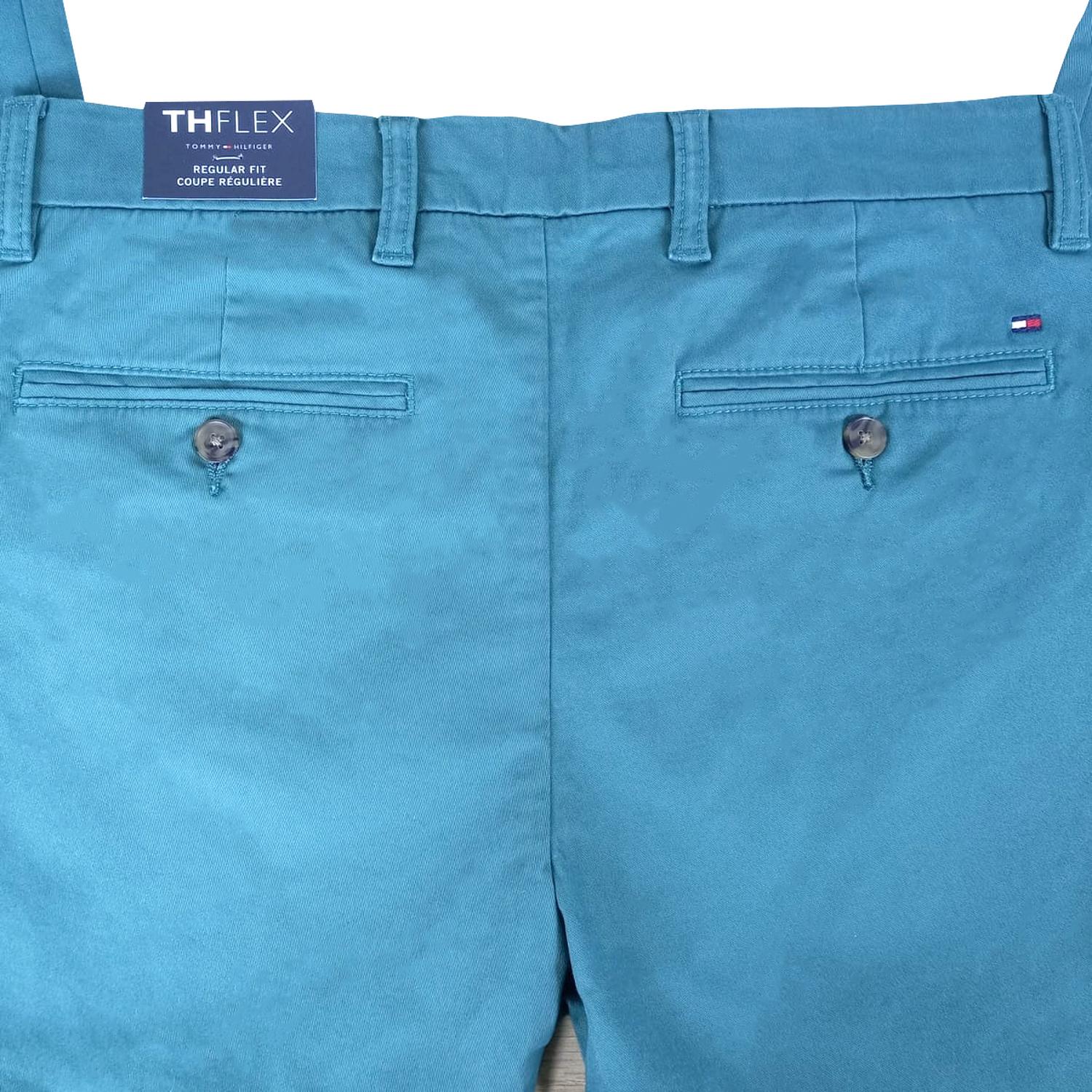 PANTALON TOMMY HILFIGER TH FLEX REGULAR FIT PARA HOMBRE - VERDE - 5