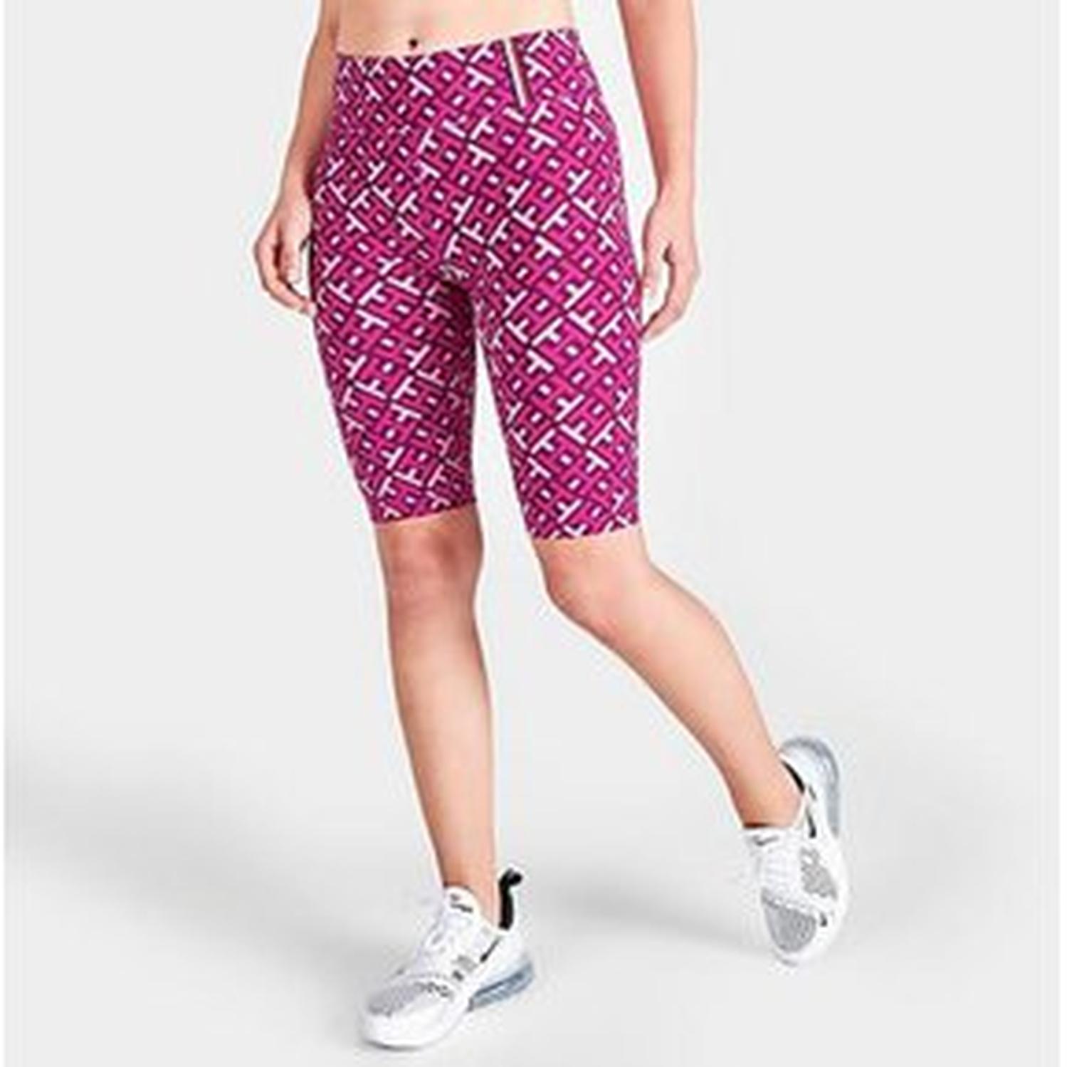 PANTALÓN CORTO O BIKER TOMMY HILFIGER MONOGRAM ORCHIDWINEBERRY - 1