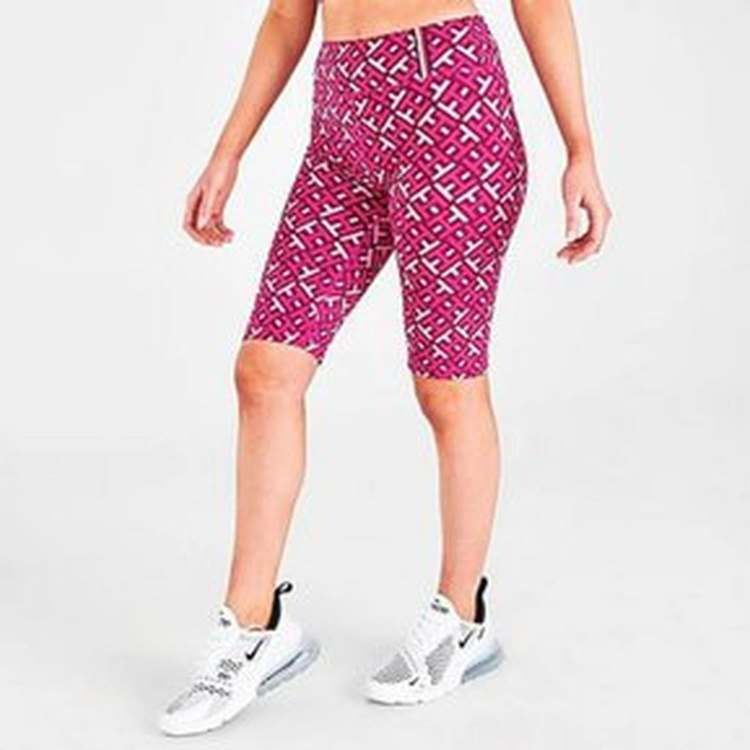 PANTALÓN CORTO O BIKER TOMMY HILFIGER MONOGRAM ORCHIDWINEBERRY - 2