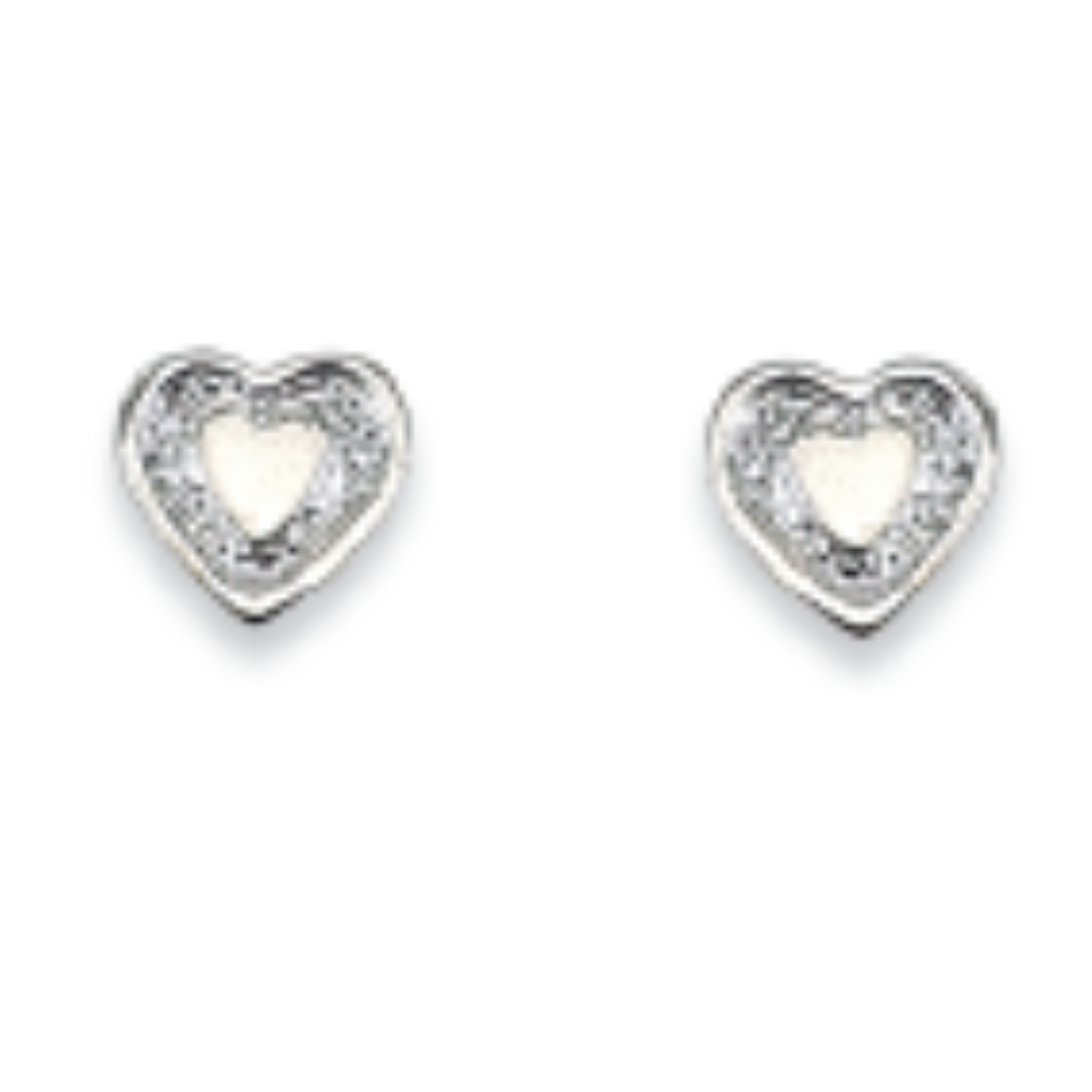 COLLAR MARVELOUS A-NFP-026 PLATA 925 ARETES CORAZON - 1
