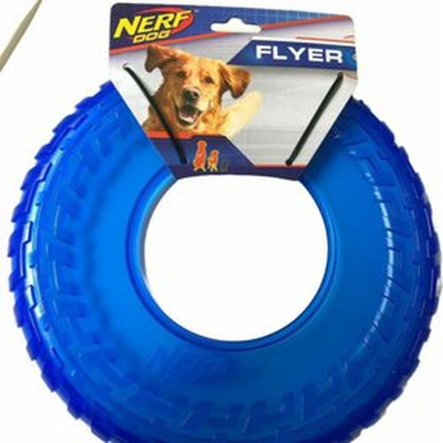 FRISBEE O FLYER GOMA PERROS FLYER NERF AZUL - 2