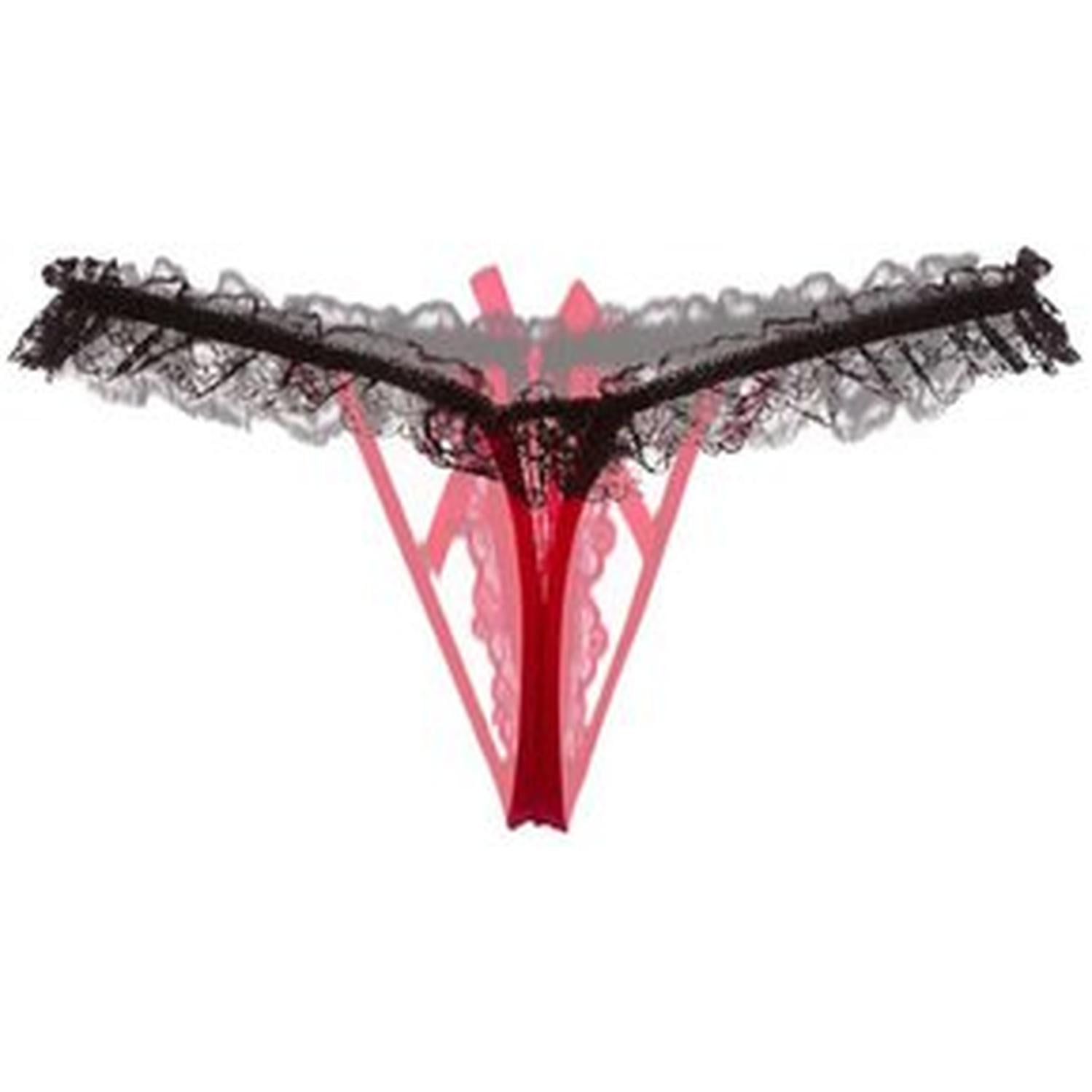 ROPA INTERIOR PEARL THONG LENCERIA SEXY - 1
