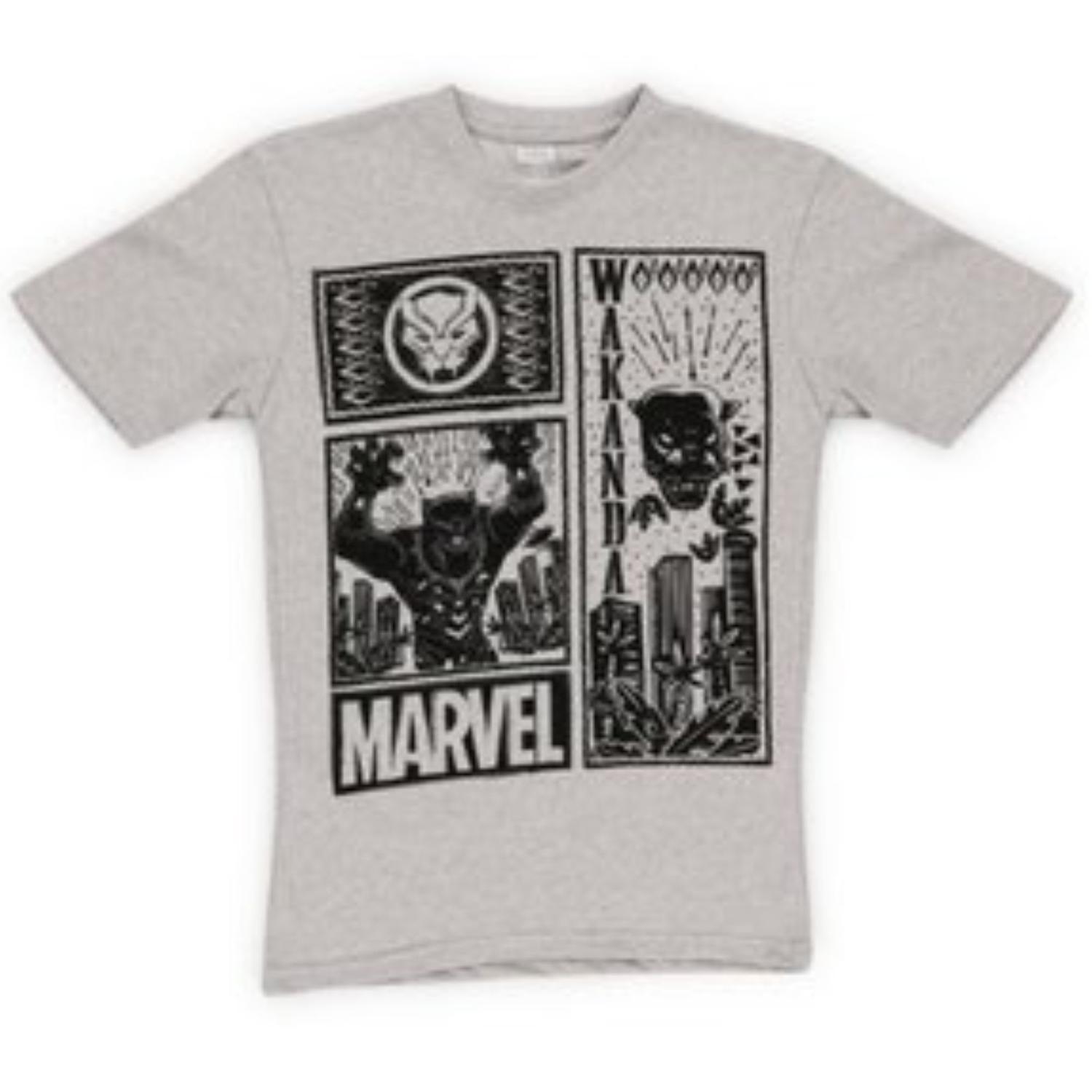 POLO MANGA CORTA MARVEL WAKANDA UNISEX - GRIS - 1