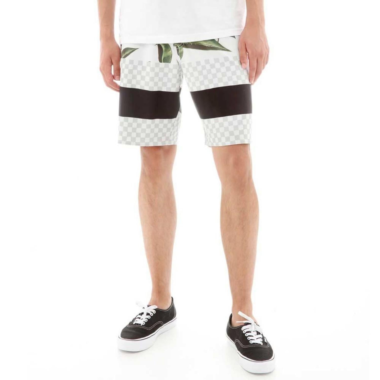 SHORT ROPA DE BAÑO HOMBRES VANS - FLORES VERDE - 1