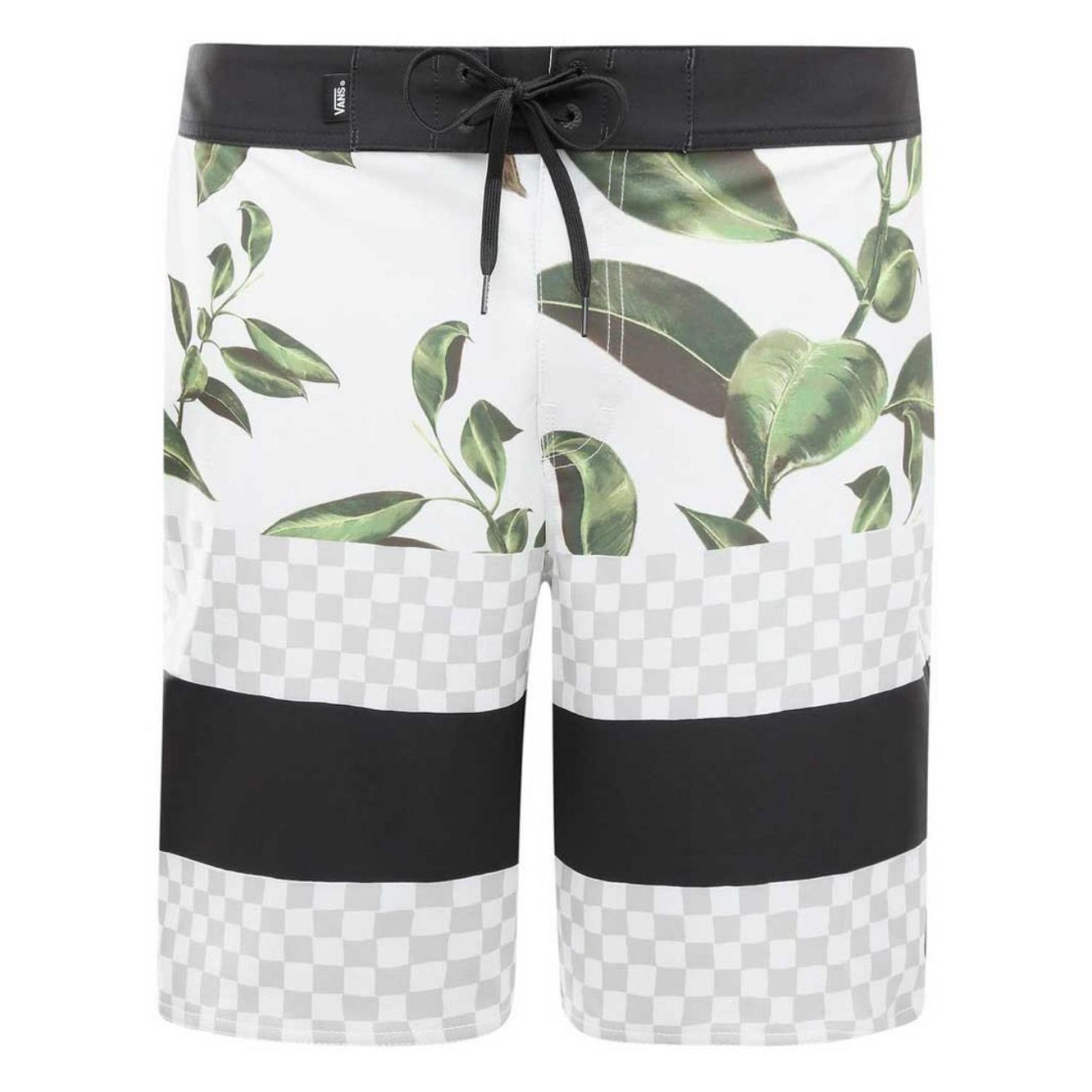 SHORT ROPA DE BAÑO HOMBRES VANS - FLORES VERDE - 3
