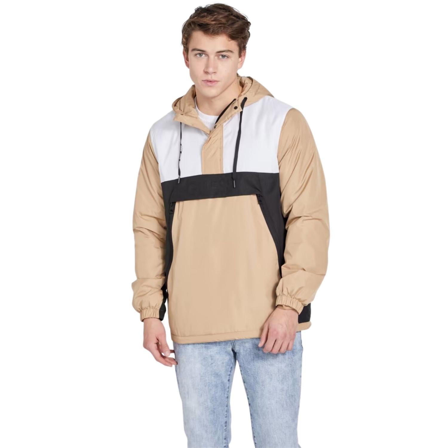 CASACA TIPO SUETER ACOLCHADA PARA HOMBRE GUESS REX COLORBLOCK - 1