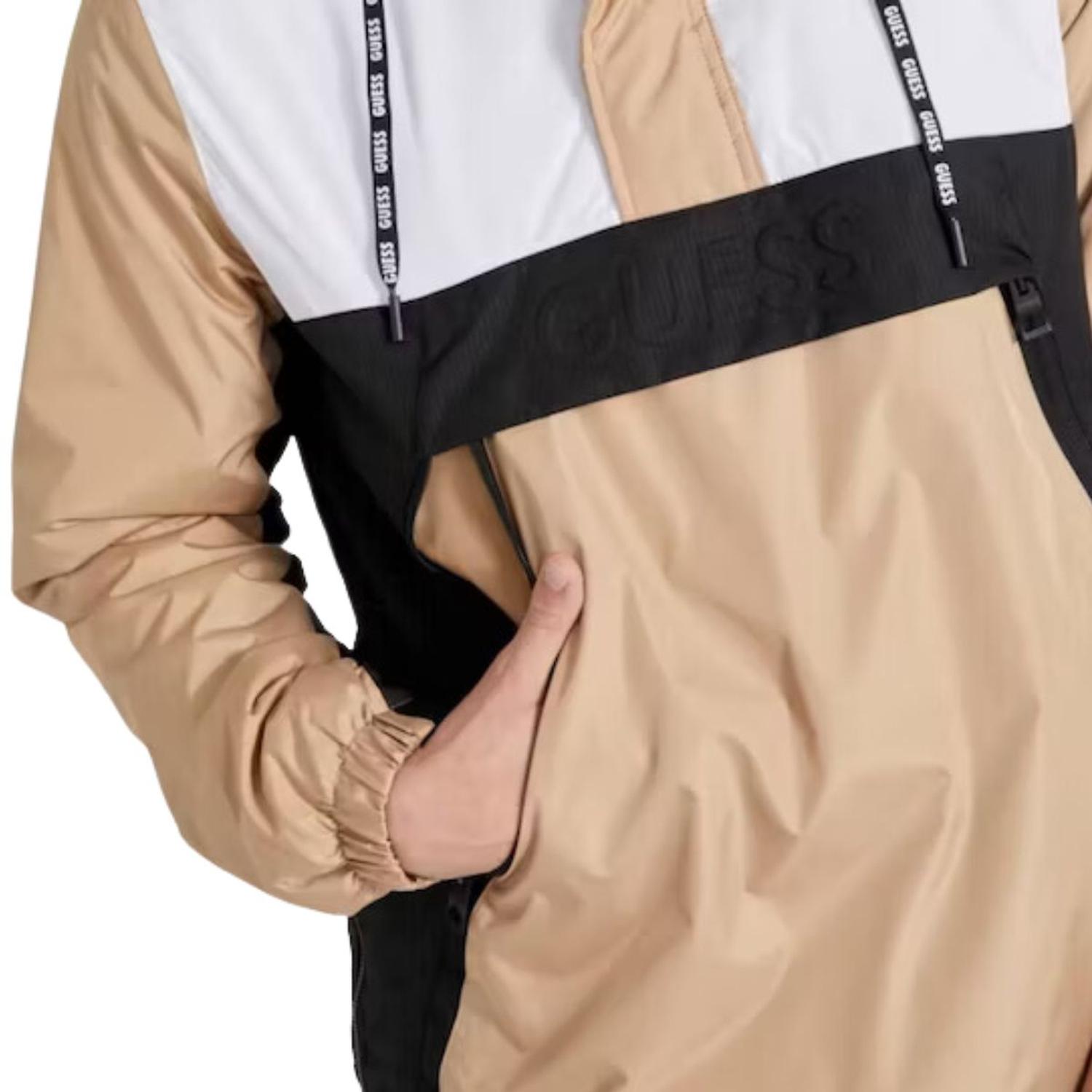 CASACA TIPO SUETER ACOLCHADA PARA HOMBRE GUESS REX COLORBLOCK - 5