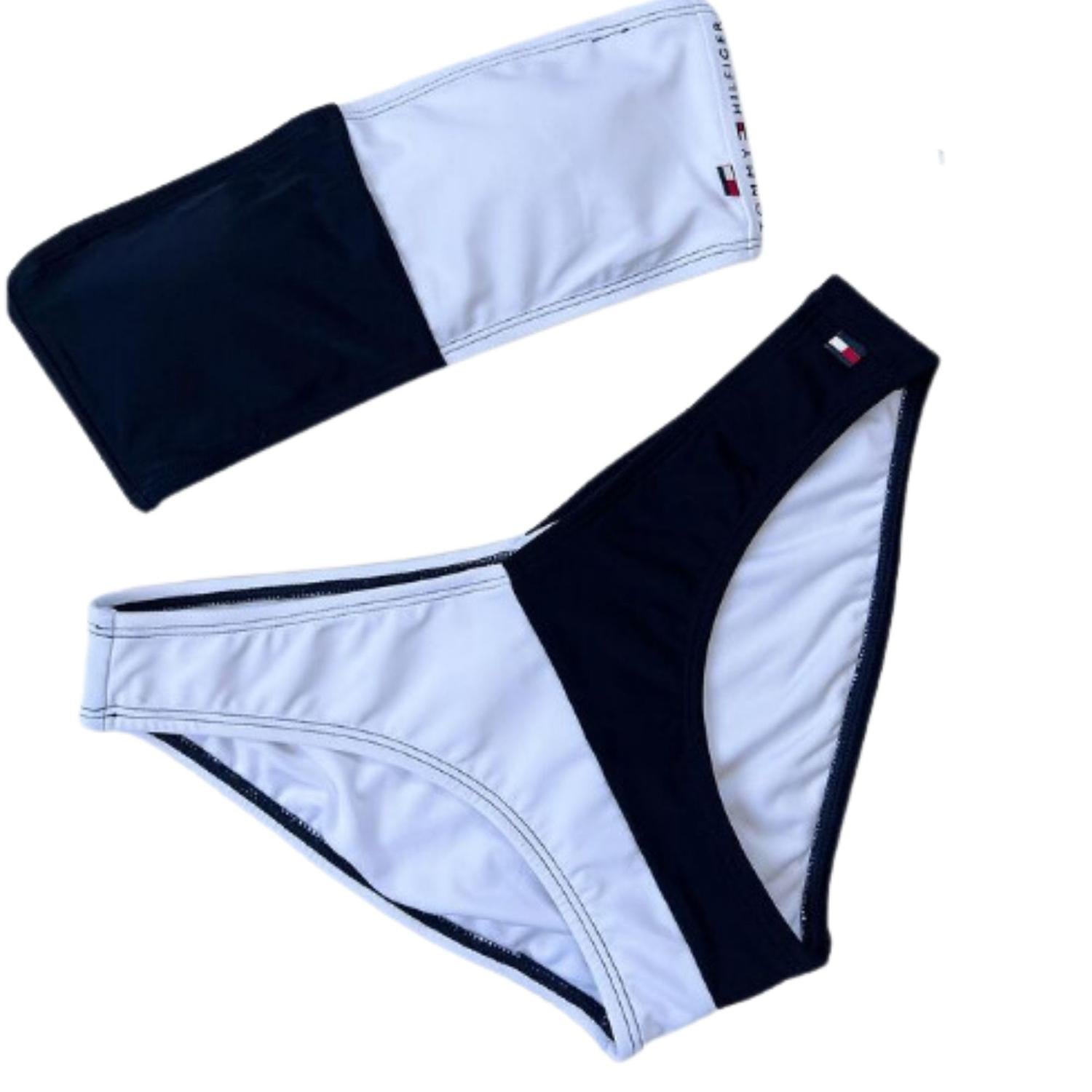 BIKINI MUJER TOMMY HILFIGER AZUL TZOSU158 COLORBLOCK - 1