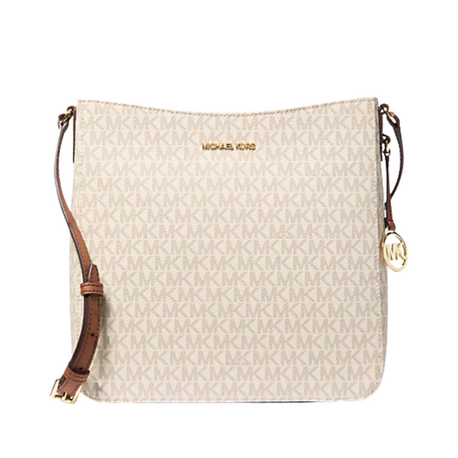CARTERA CROSSBODY MICHAEL KORS JET SET TRAVEL LARGE LOGO MESSENGER - BEIGE TAMAÑO TALLA ÚNICA - 1