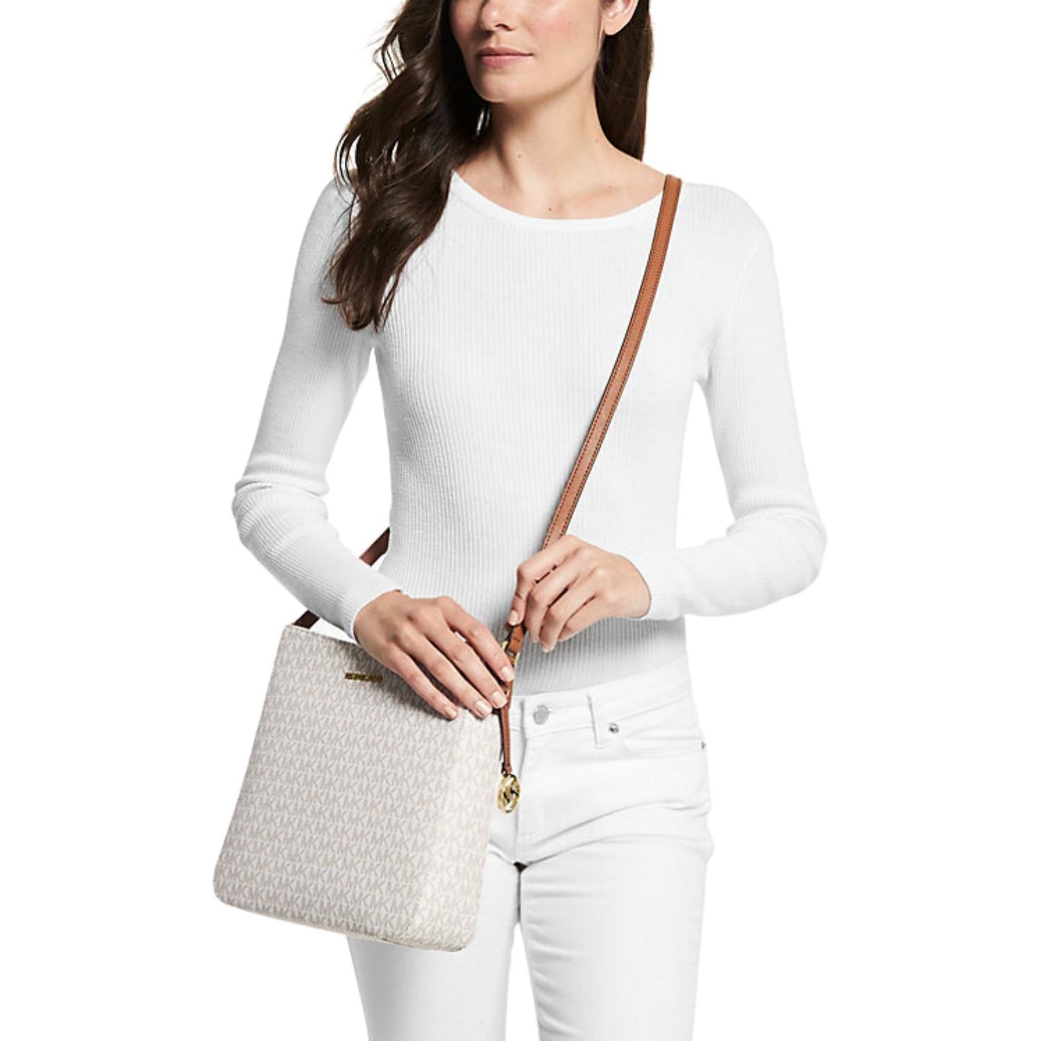 CARTERA CROSSBODY MICHAEL KORS JET SET TRAVEL LARGE LOGO MESSENGER - BEIGE TAMAÑO TALLA ÚNICA - 4