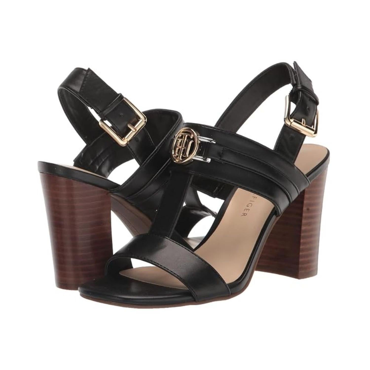 SANDALIAS DE TACO TOMMY HILFIGER GARZA - US 8 - 1