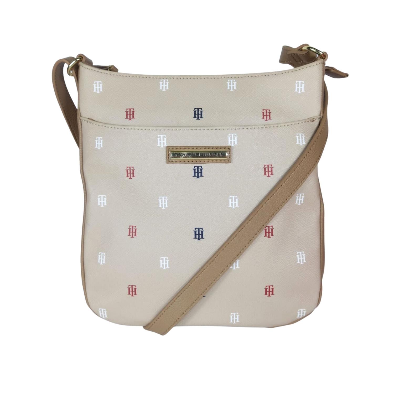 CROSSBODY TOMMY HILFIGER 69J8473 BEIGE MESSENGER - 1