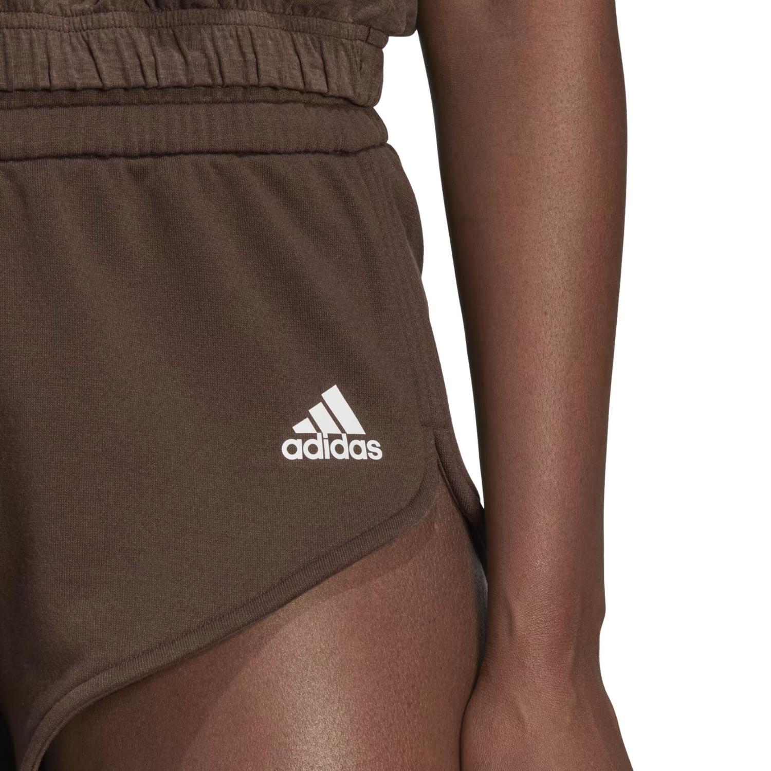 SHORT MUJER ADIDAS MARRÓN HYPERGLAM DEPORTIVO - 5
