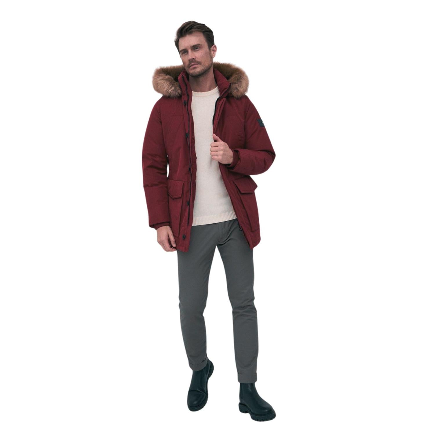 CASACA PARKATOMMY HILFIGER HAMPTON HEAVYWEIGHT - GUINDA - 1