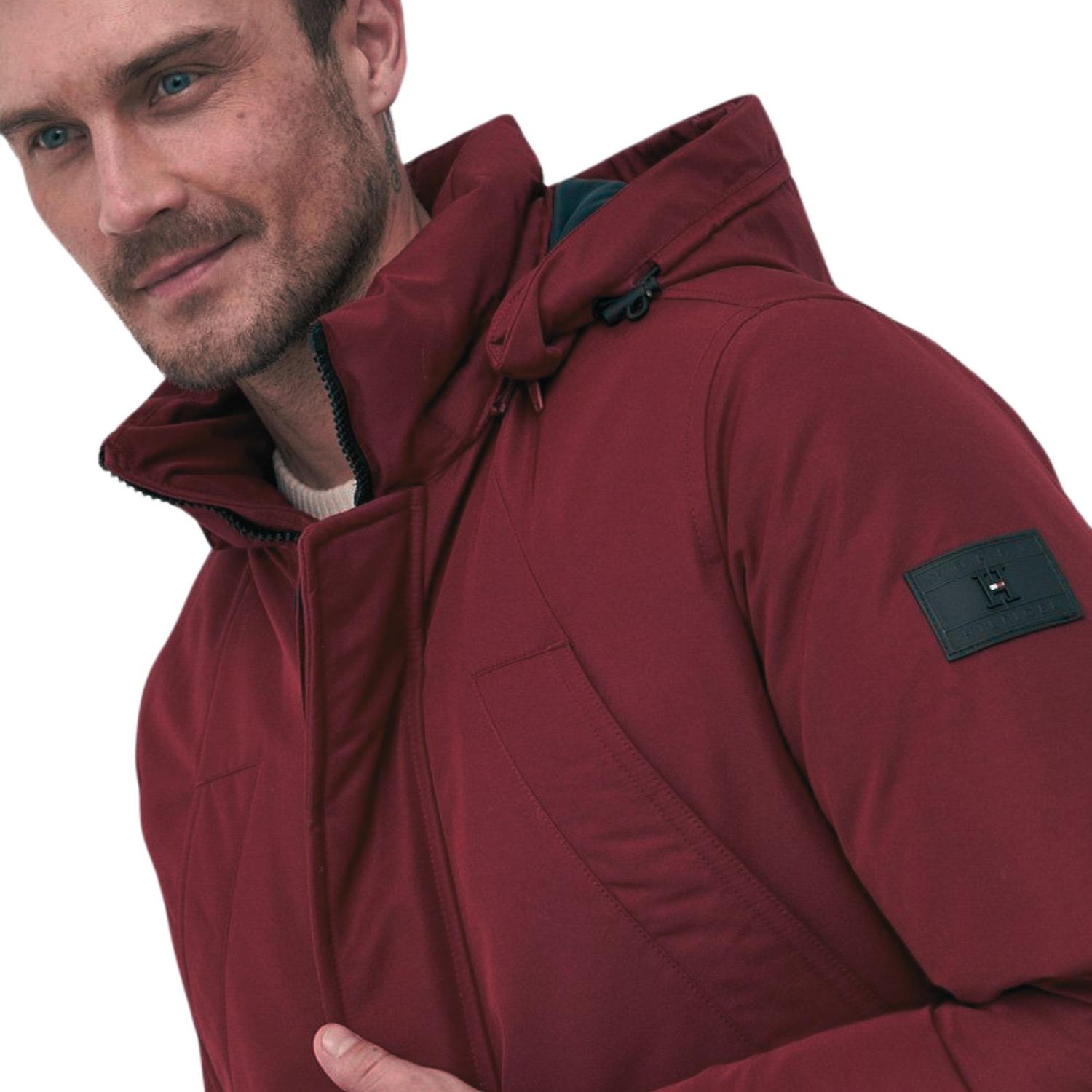 CASACA PARKATOMMY HILFIGER HAMPTON HEAVYWEIGHT - GUINDA - 3