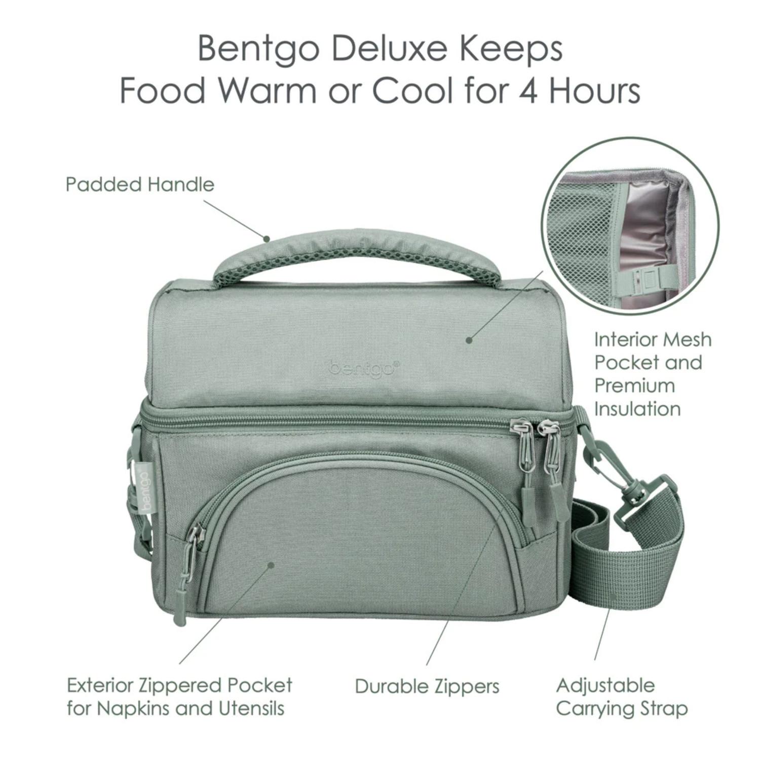 PORTA LONCHERA DELUXE BENTGO - VERDE CAQUI - 4